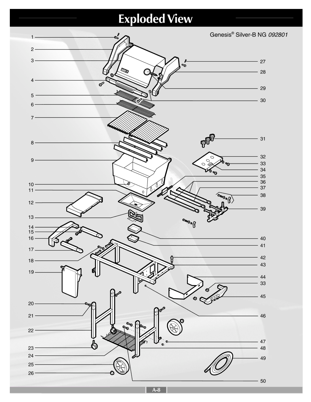 Weber 55277 manual Exploded View 