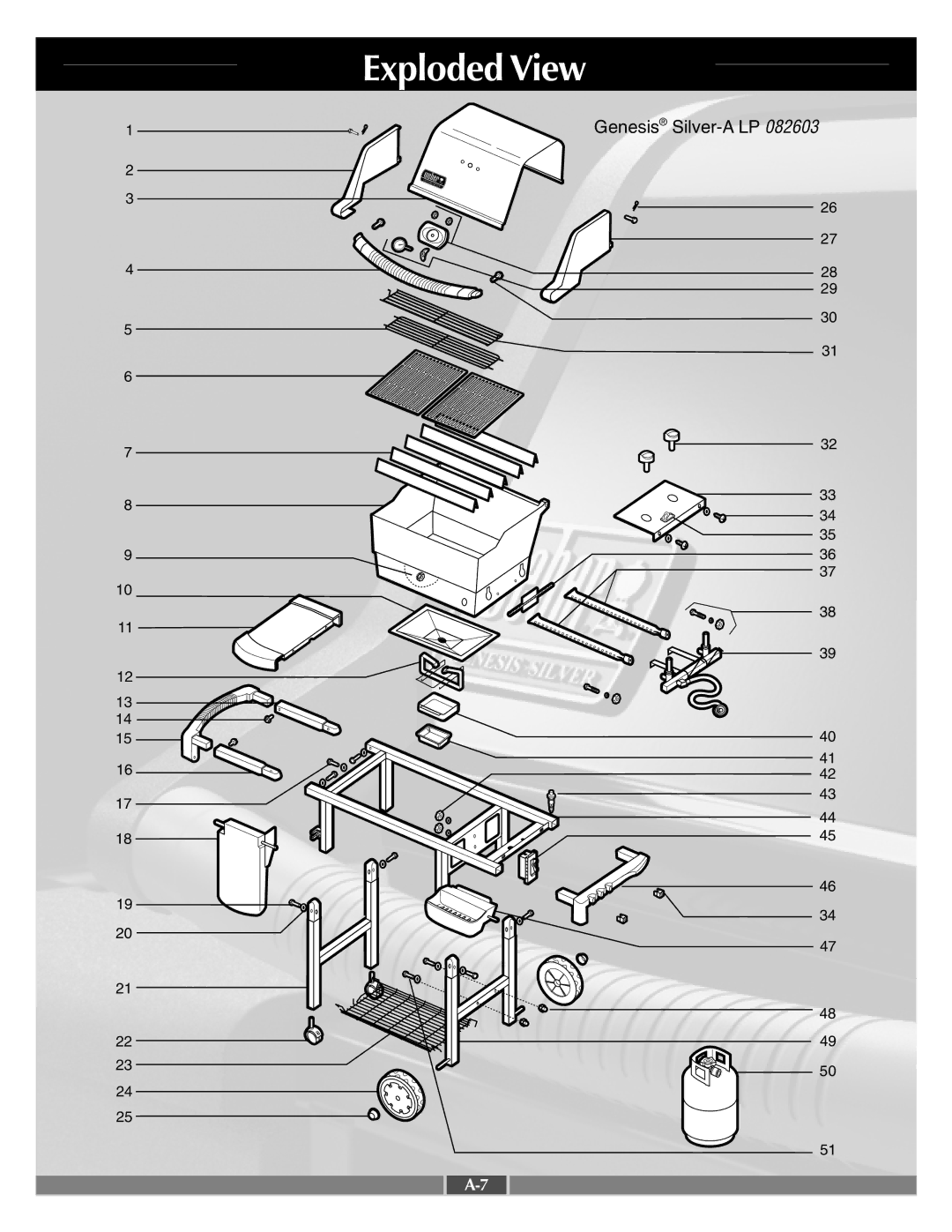 Weber 55545 manual Exploded View 