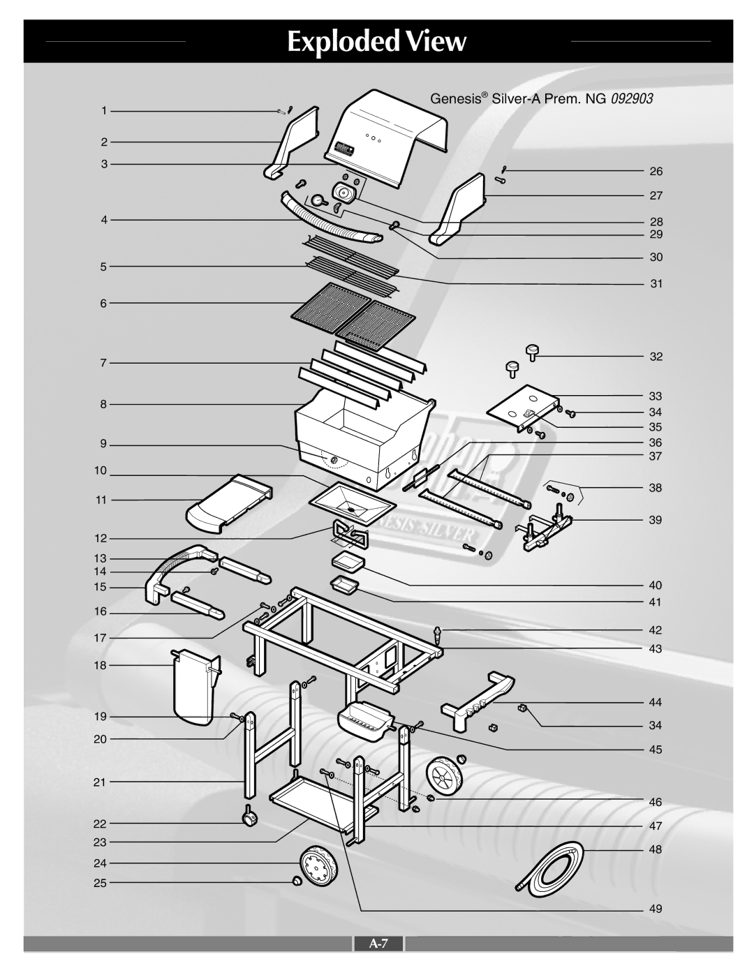 Weber 55548 manual Exploded View 