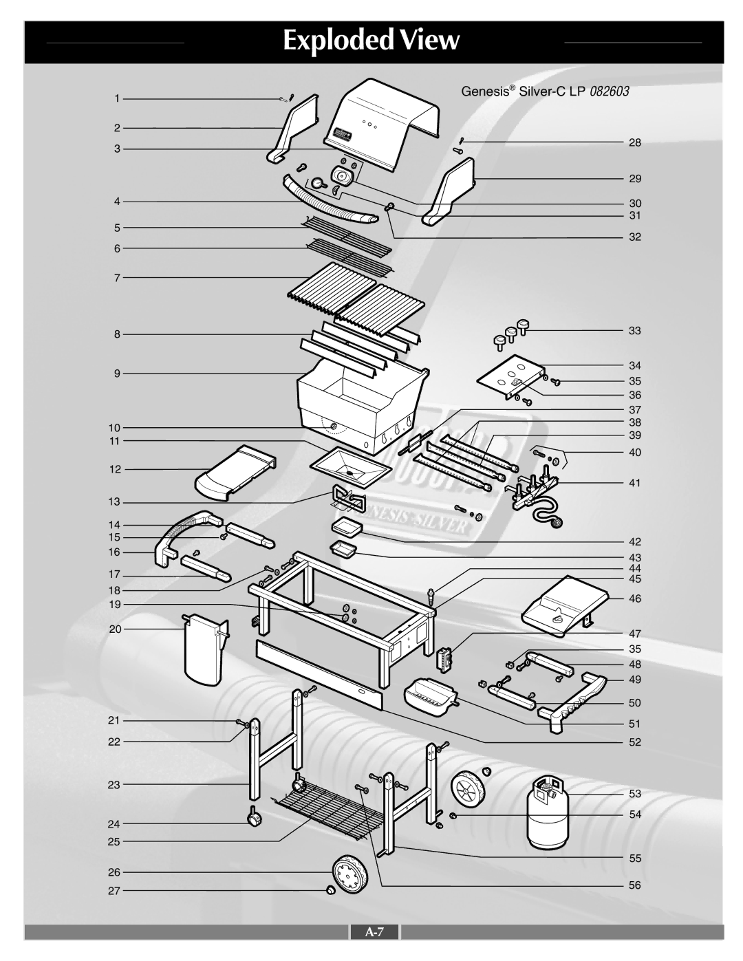 Weber 55553 manual Exploded View 