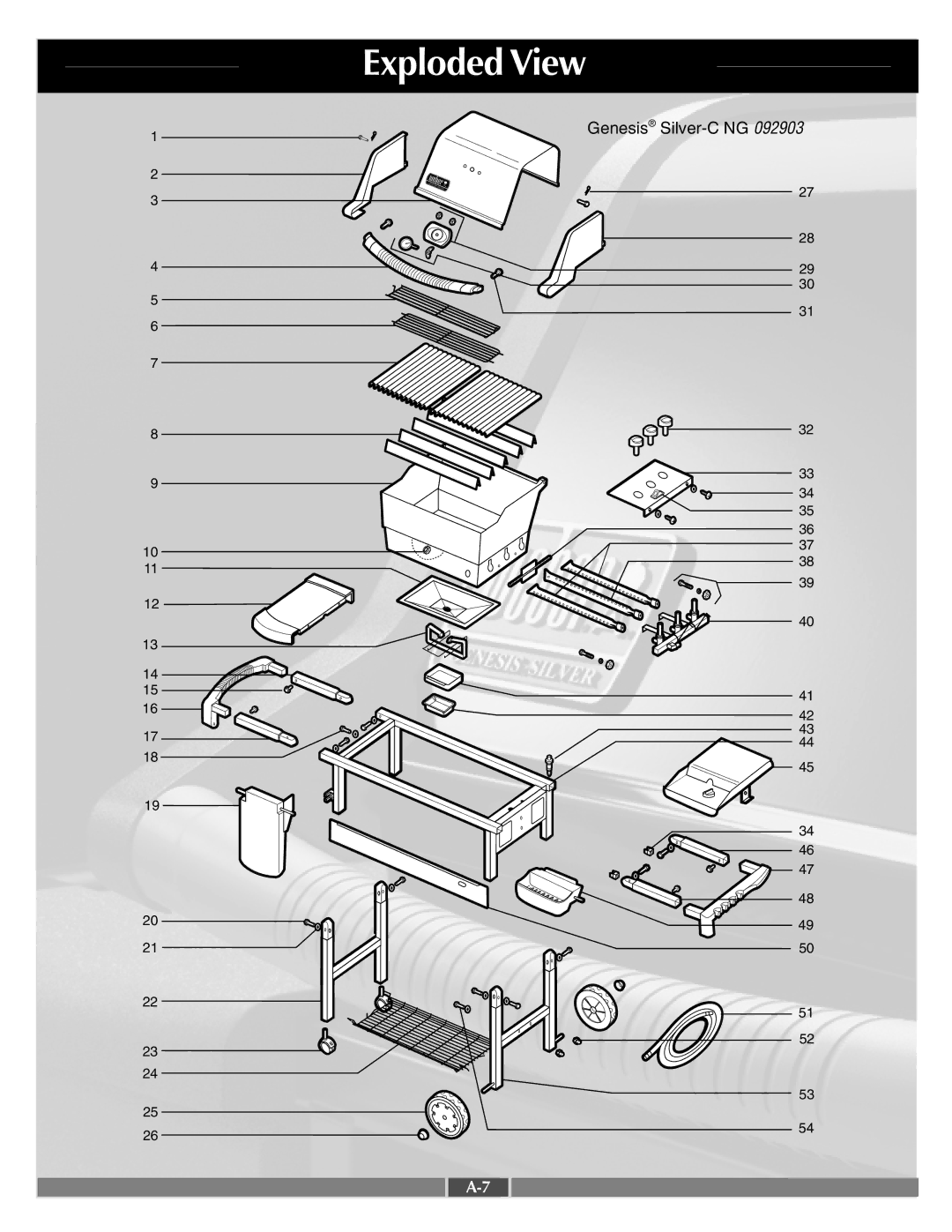 Weber 55554 manual Exploded View 