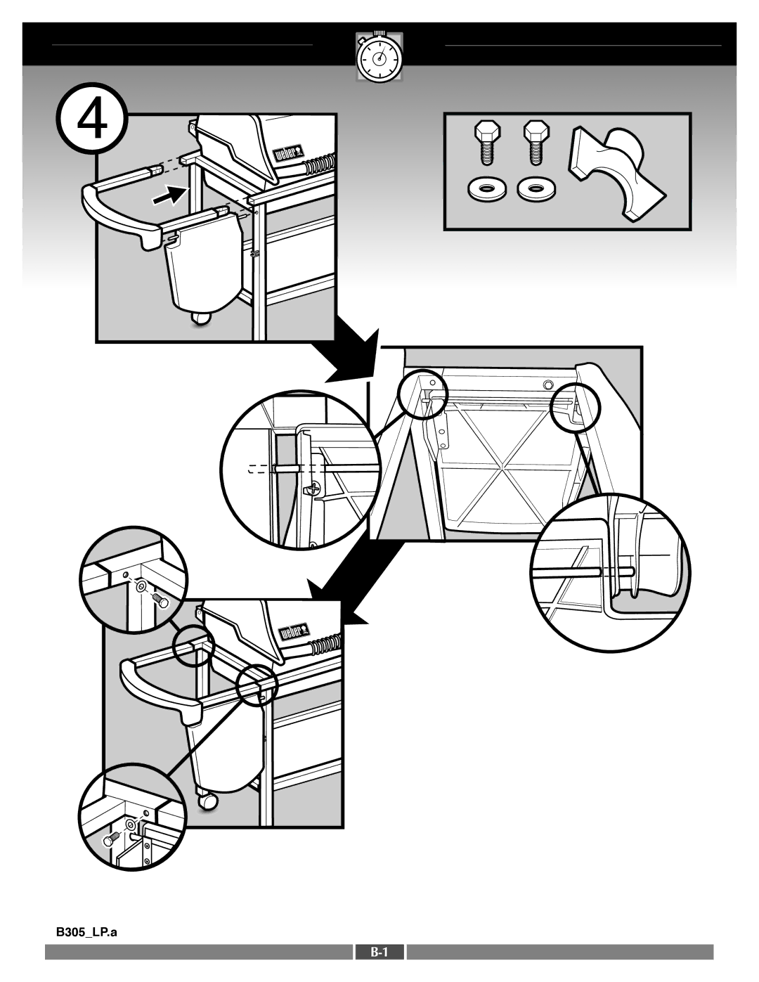 Weber 55556 manual B305LP.a 