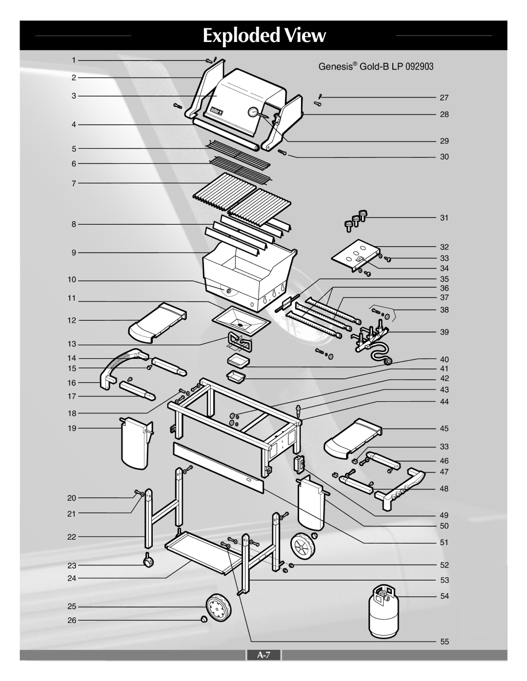 Weber 55568 manual Exploded View 