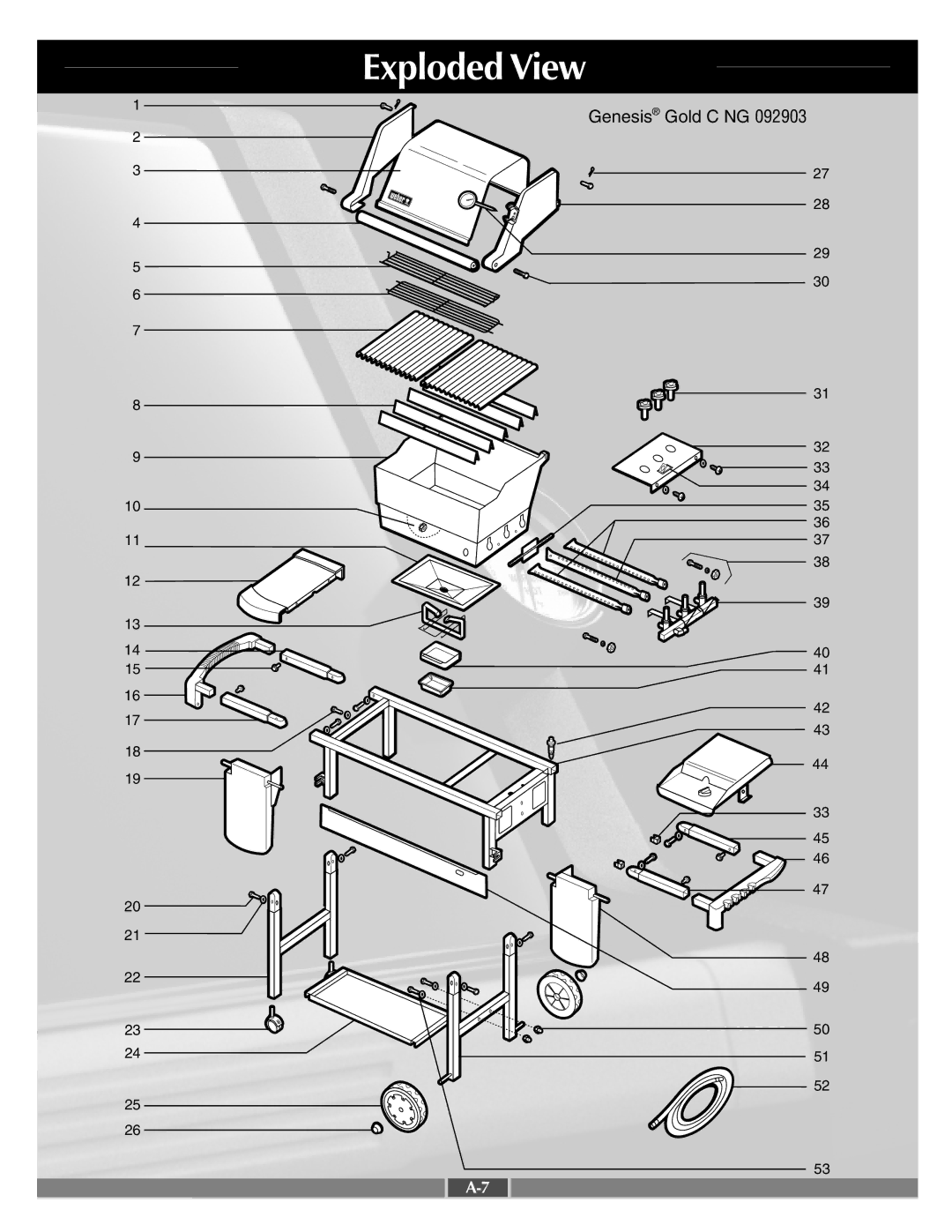 Weber 55571 manual Exploded View 