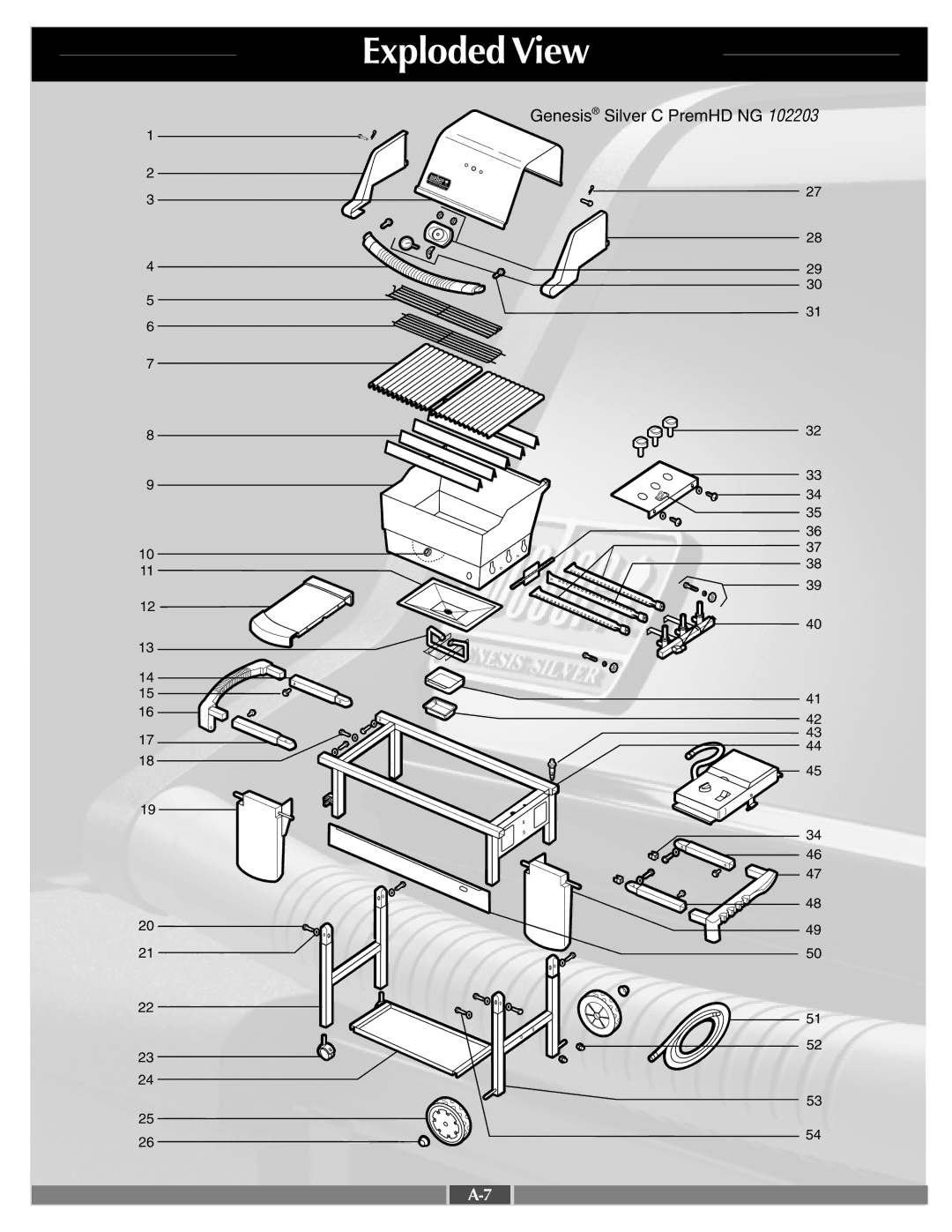 Weber 55768 manual Exploded View 