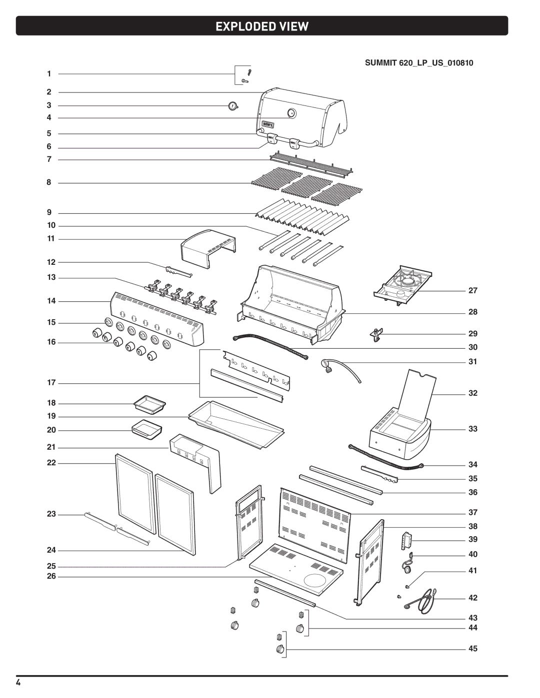 Weber 56214 manual Exploded View 