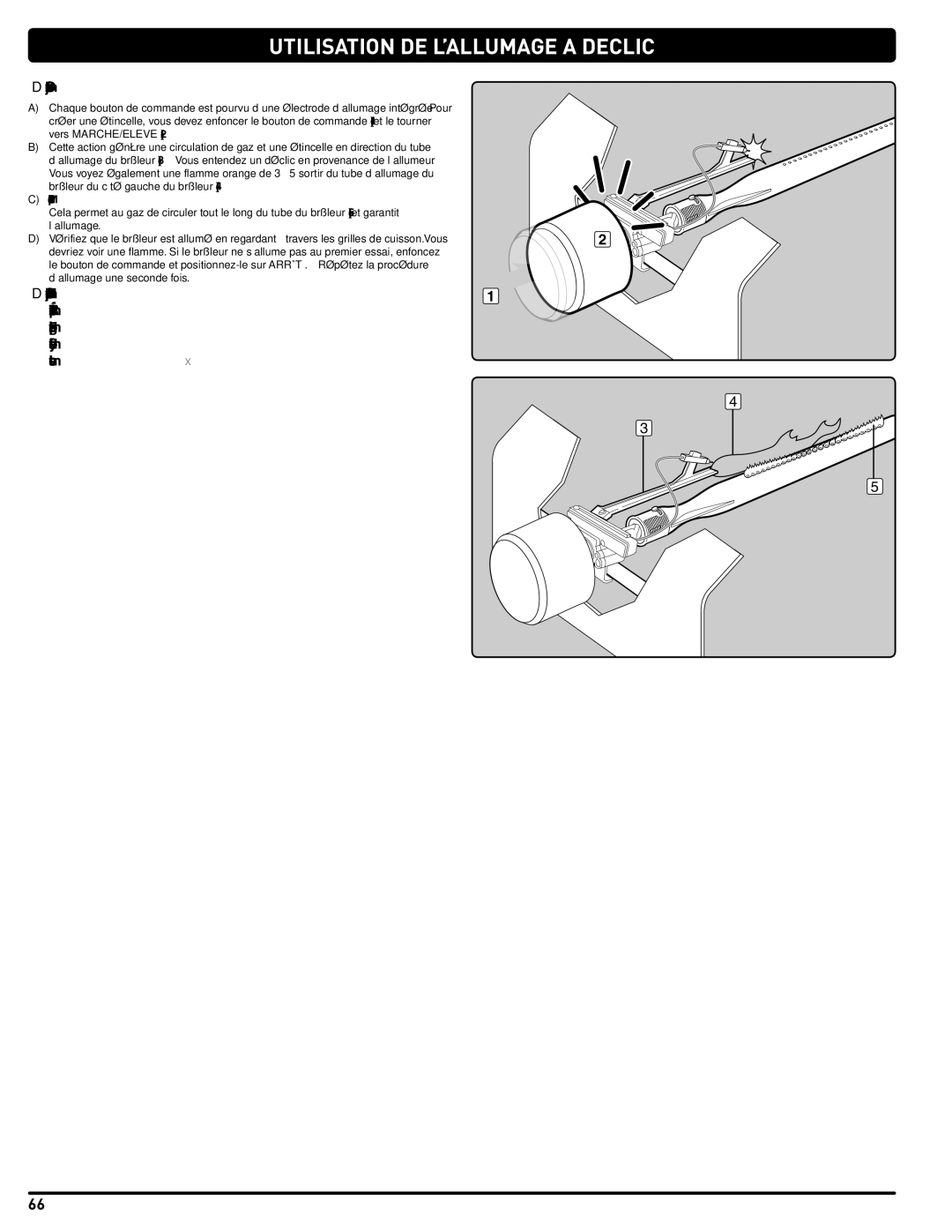 Weber 56216 manual Ouvrez toujours le couvercle avant d’allumer les brûleurs 