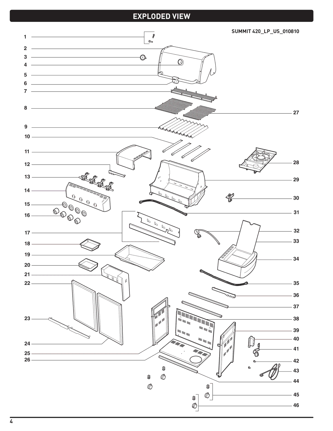 Weber 56219 manual Exploded View 