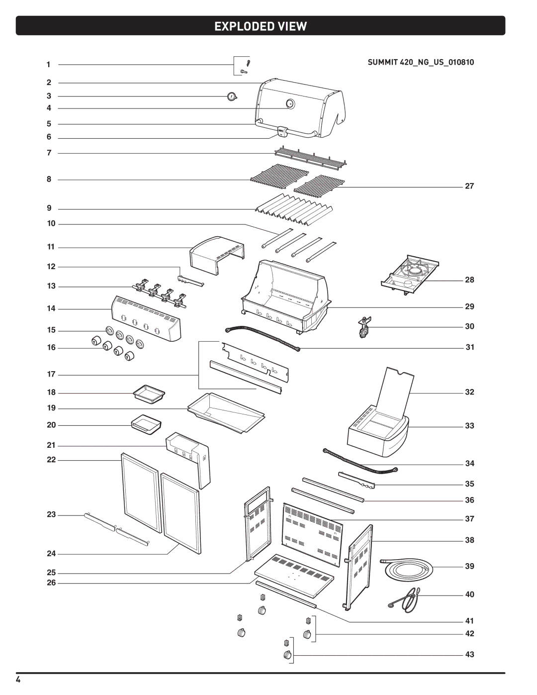 Weber 56221 manual Exploded View 