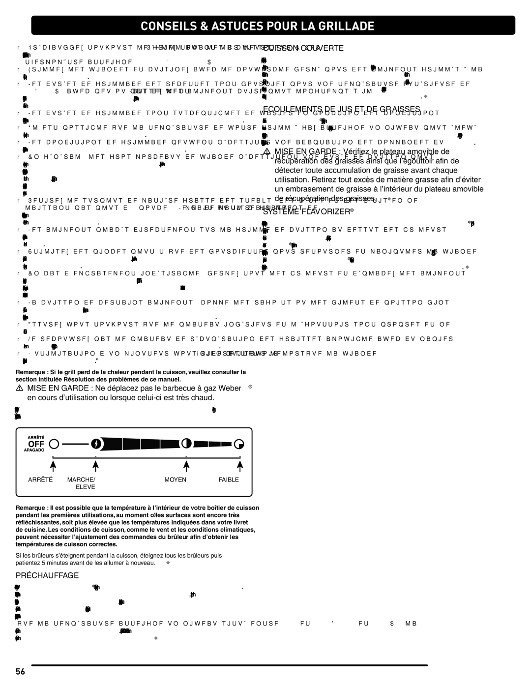 Weber 56514 Conseils & Astuces Pour LA Grillade, Cuisson Couverte, Ecoulements DE JUS ET DE Graisses, Système Flavorizer 