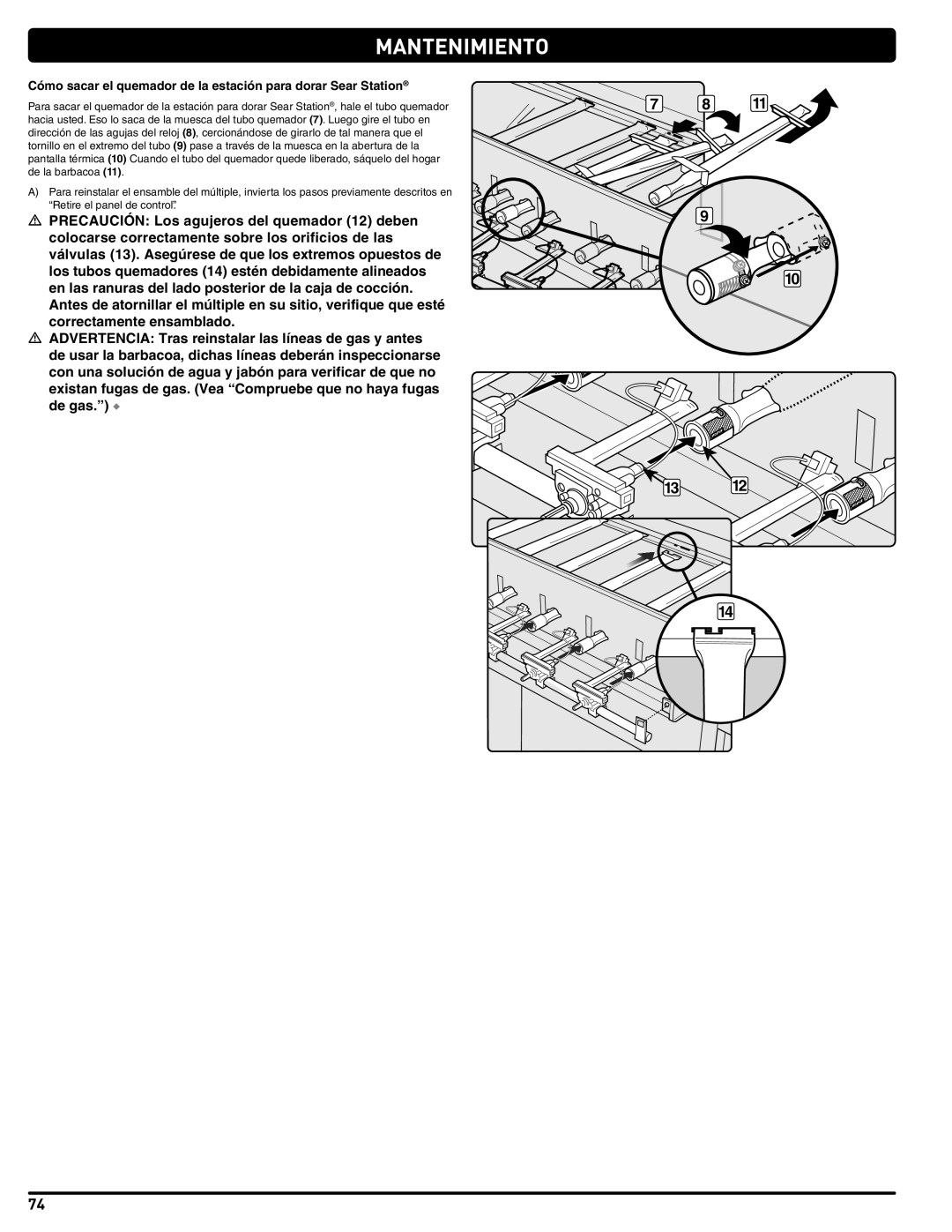 Weber 56568 manual 104 132 143 