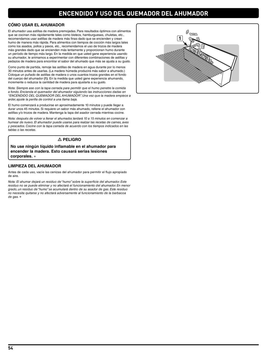 Weber 56576 manual Cómo Usar EL Ahumador, Limpieza DEL Ahumador 