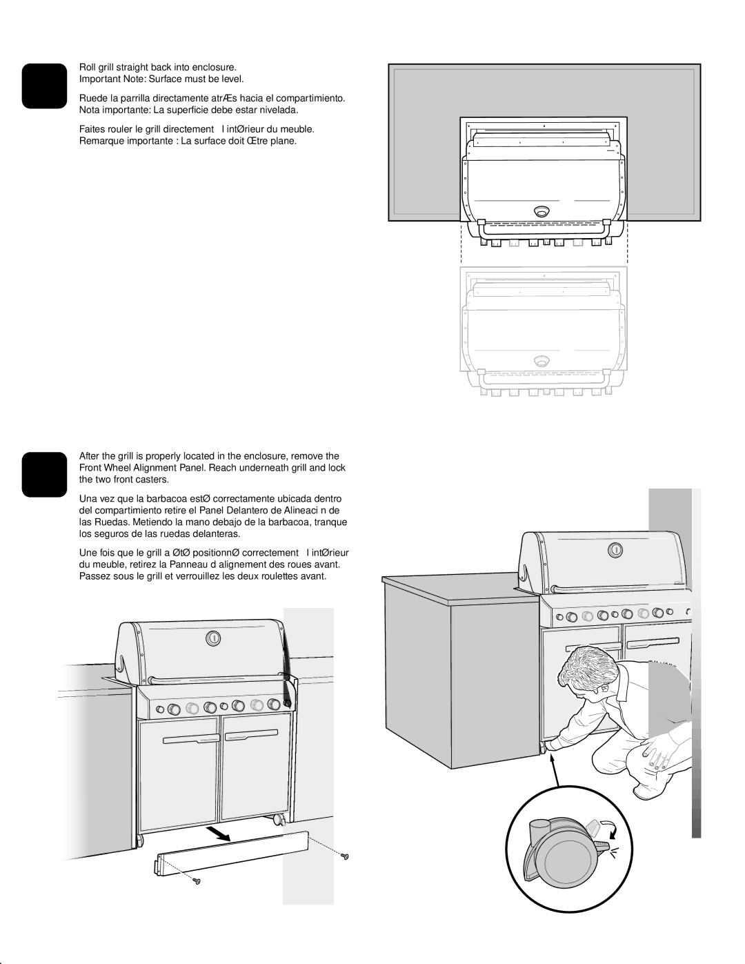 Weber #56580 manual Assembly Ensamblaje Assemblage 