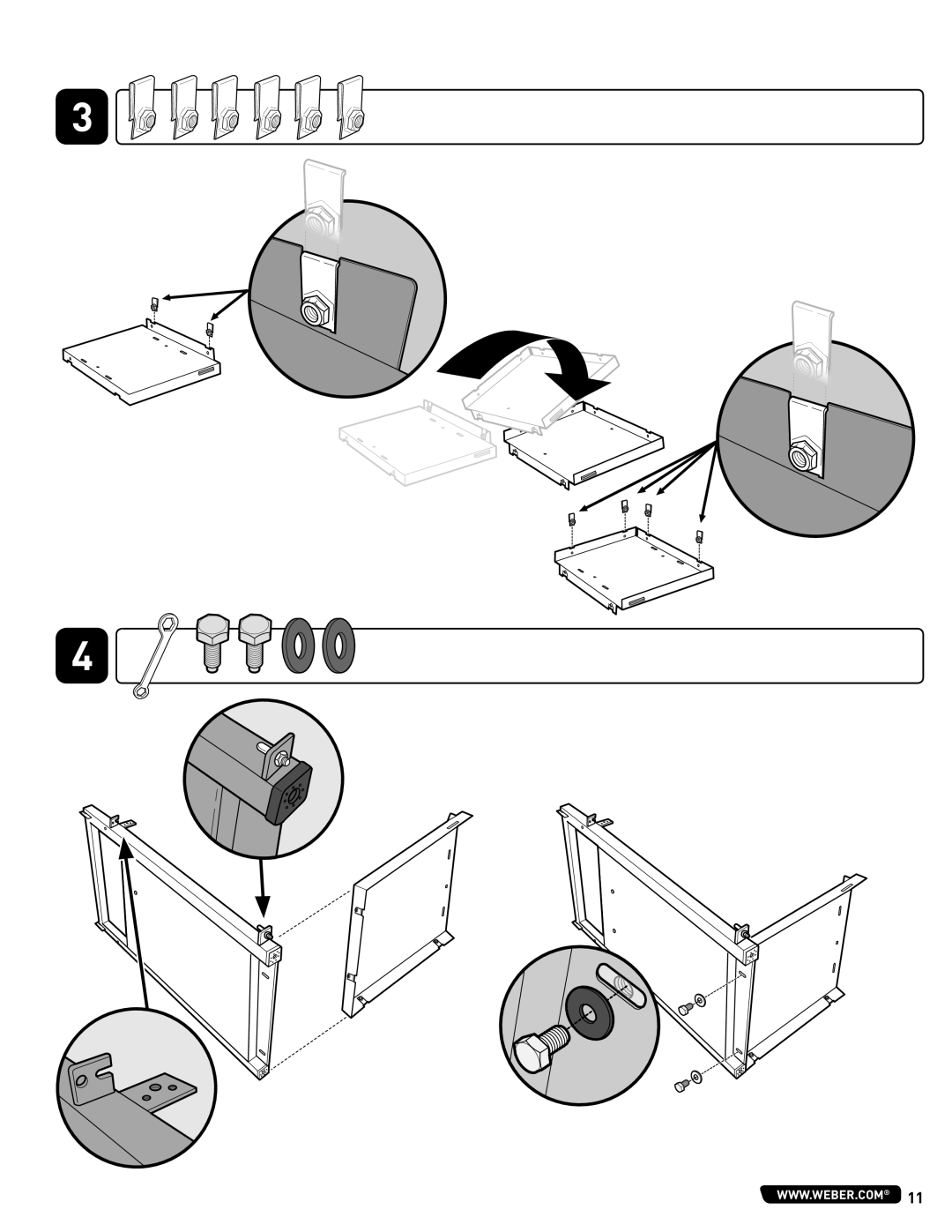 Weber 56733 manual Assembly Ensamlaje Assemblage 