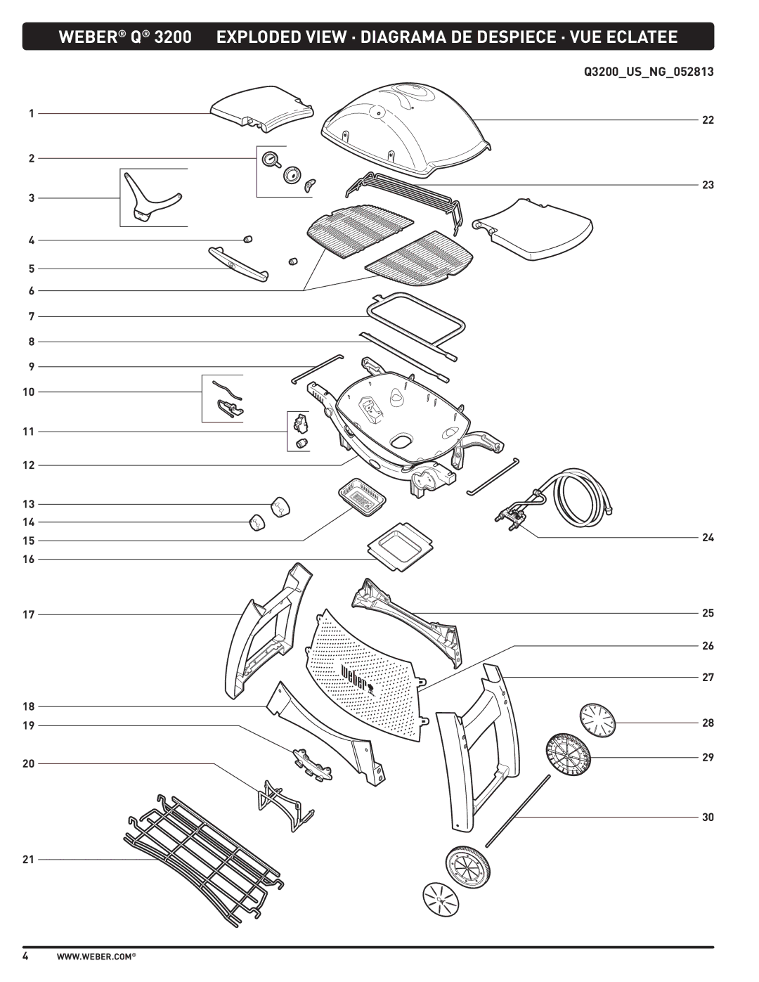 Weber 57515 manual Q3200USNG052813 