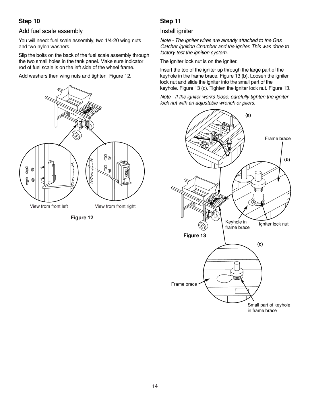 Weber 700 LX owner manual Add fuel scale assembly, Install igniter 