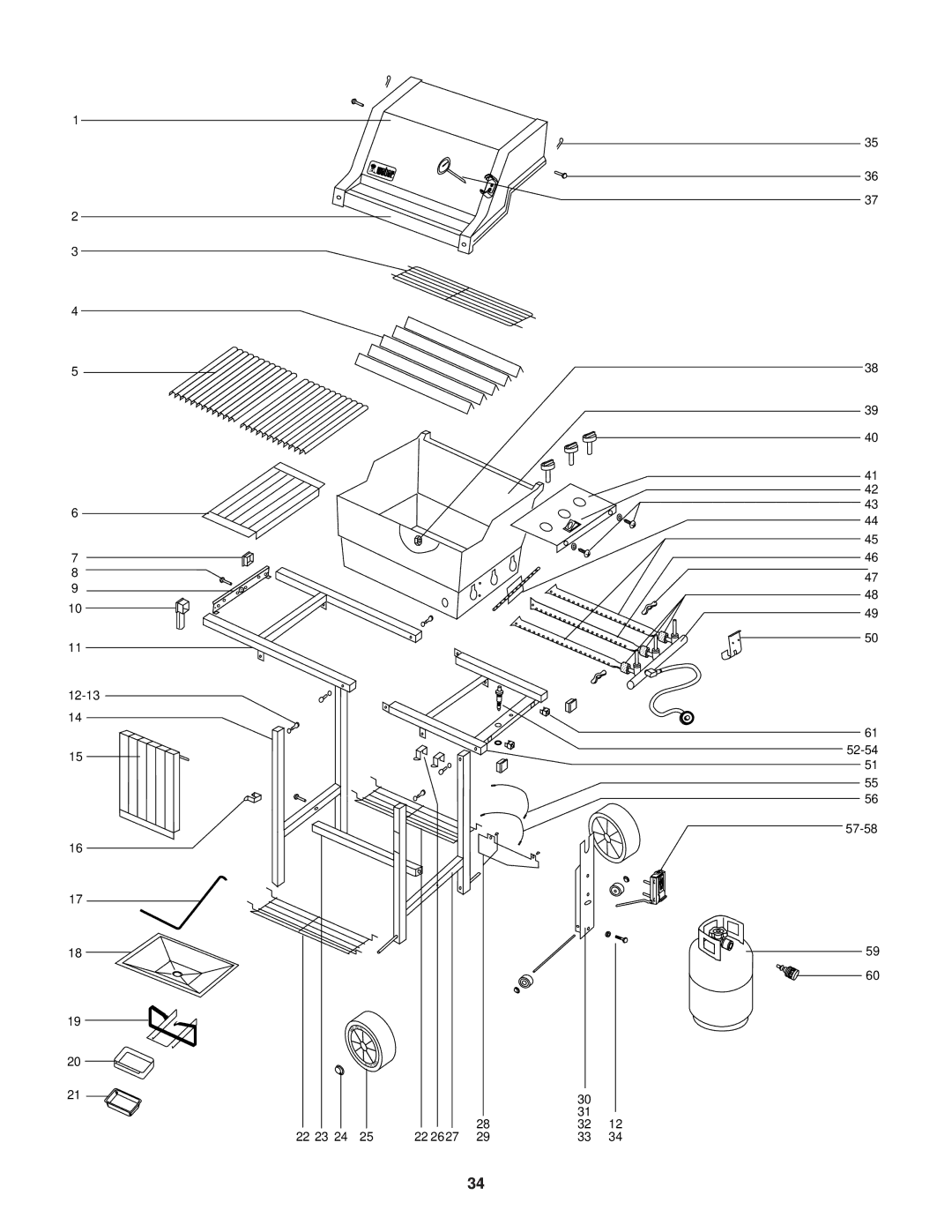 Weber 700 LX owner manual 12-13 