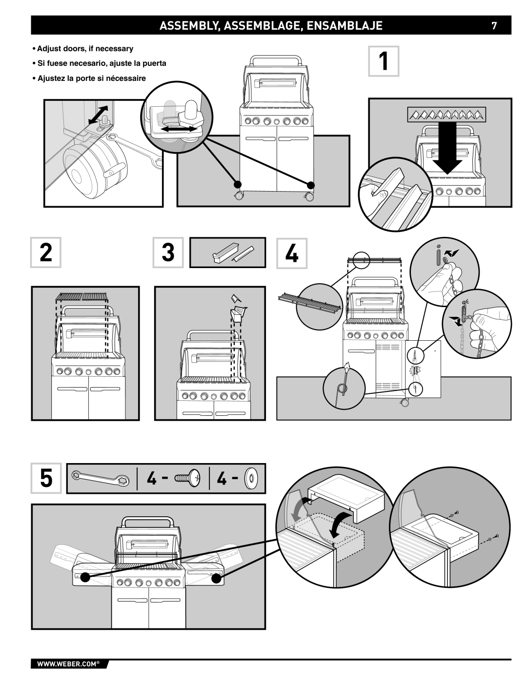 Weber 89369 manual ASSEMBLY, ASSEMBLAGE, Ensamblaje 