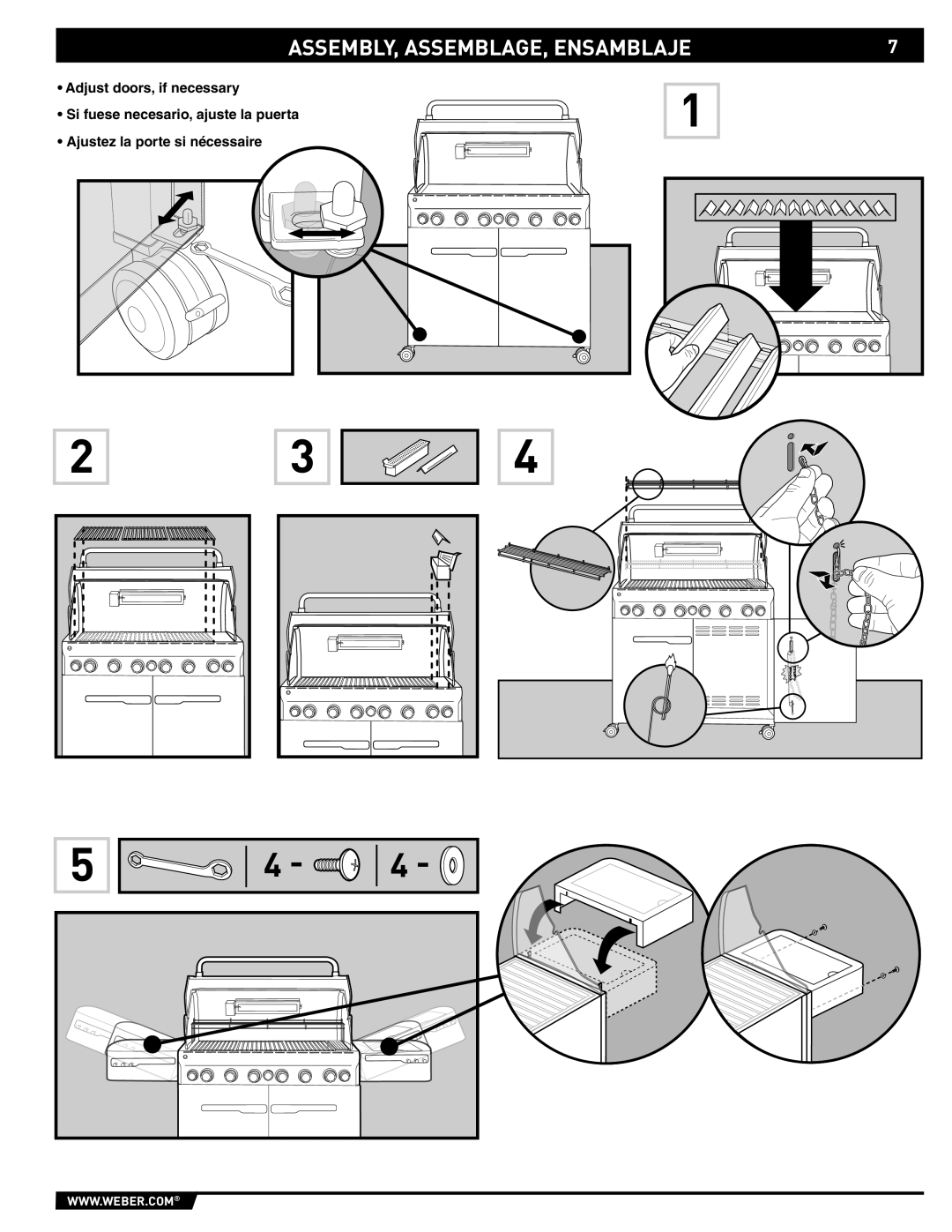 Weber E/S 670, 89374 manual ASSEMBLY, ASSEMBLAGE, Ensamblaje 