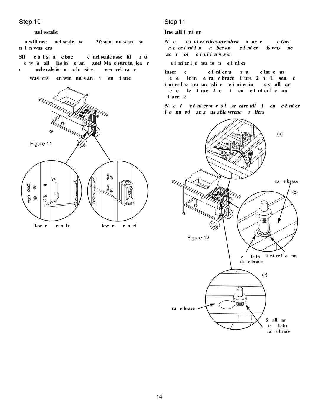 Weber 98615, 2000 Series owner manual Add fuel scale, Install igniter 