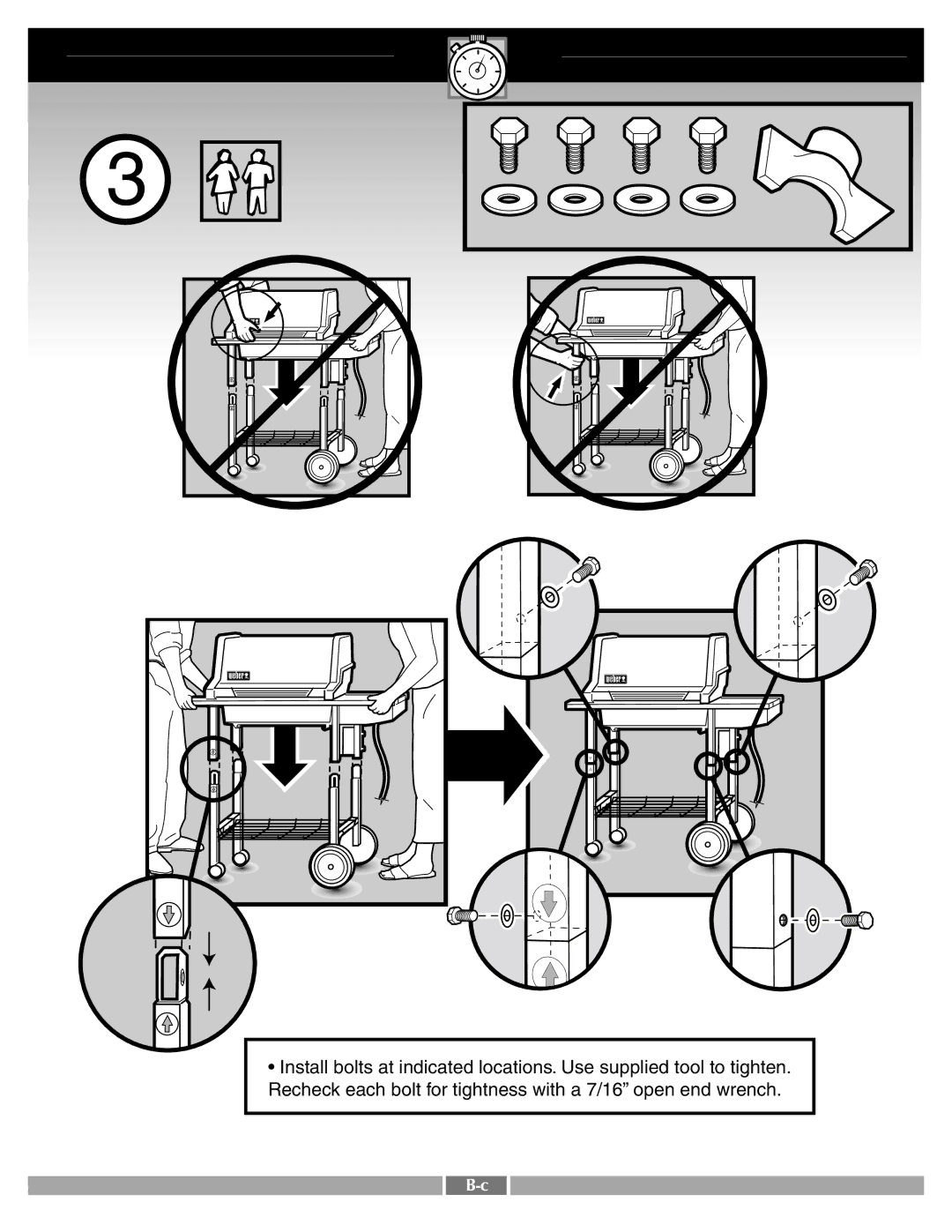 Weber D201_LP.c, A205_LP.c, B201_LP.b, E201.c, Ba201.c, C201_LP.c manual 