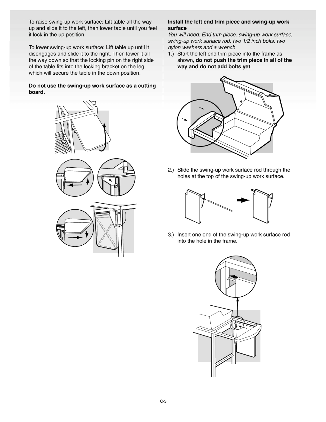 Weber C052.C, B067.E, A101.c manual 