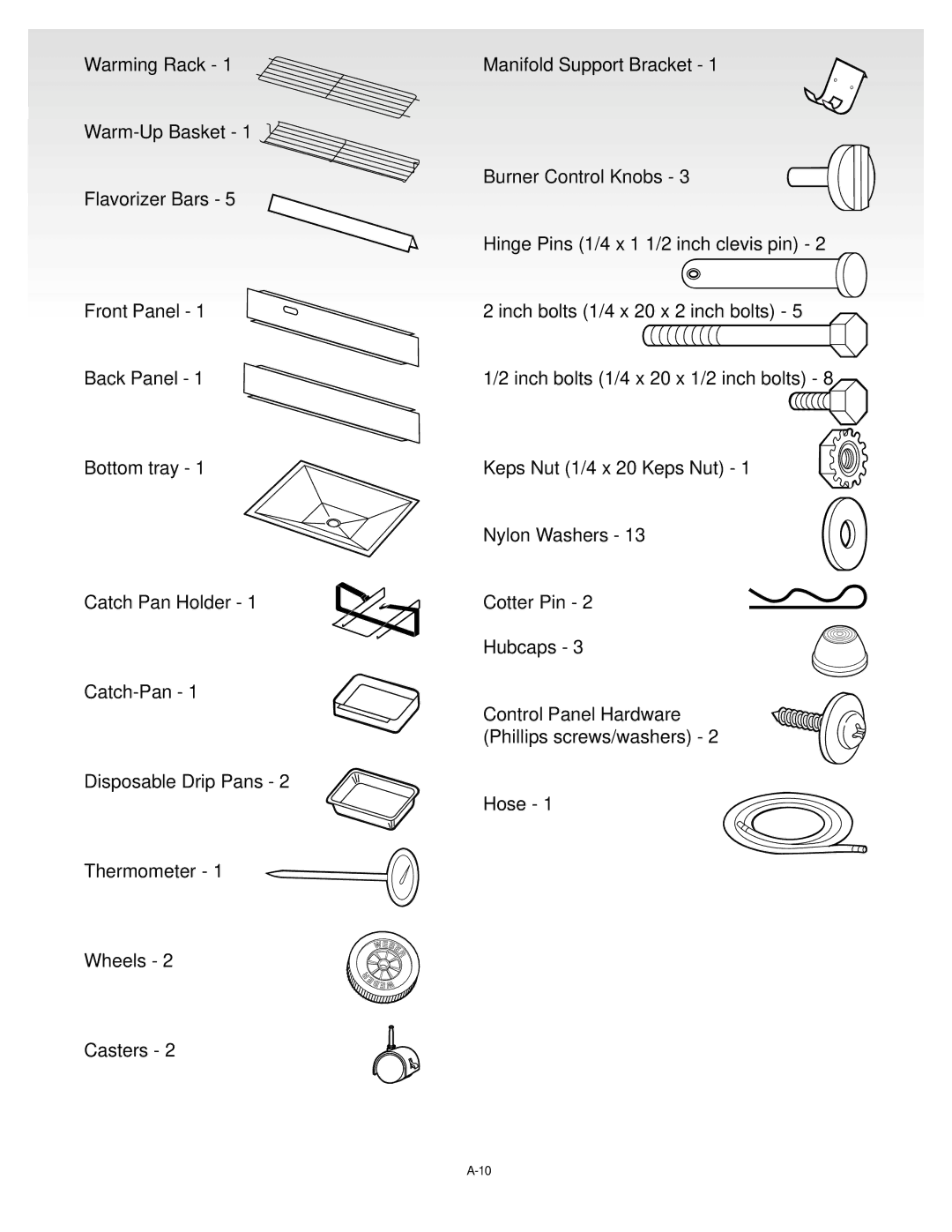 Weber D082.A, B069.A, C075.A, A103.A manual 