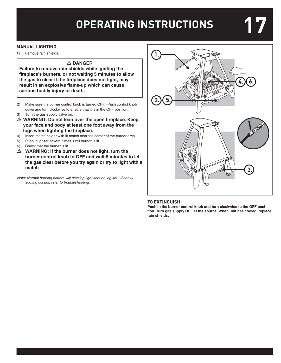 Weber FLAME manual Operating Instructions, Remove rain shields 