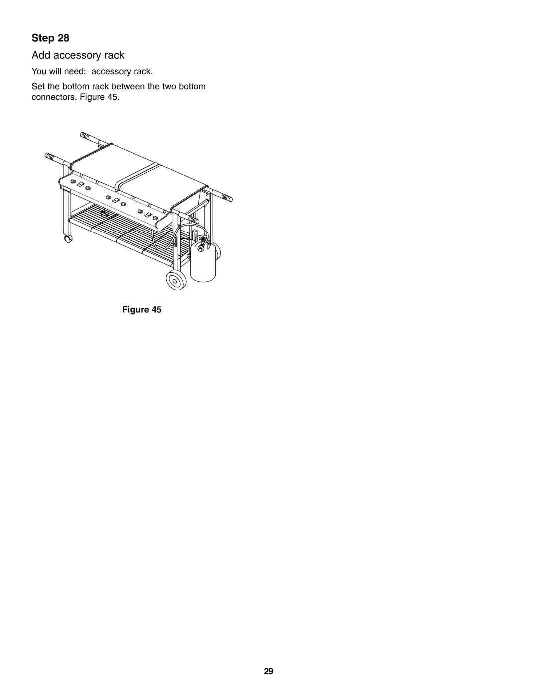 Weber FT 600 owner manual Add accessory rack 