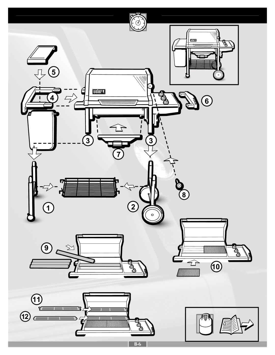 Weber LP GAS GRILL manual 