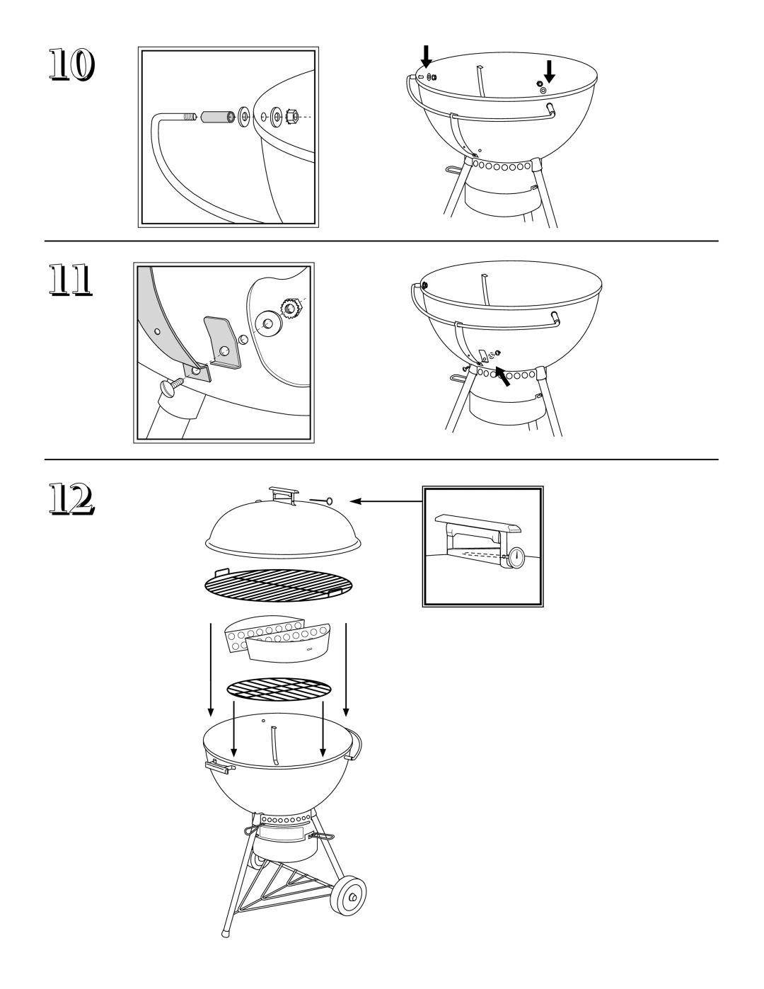 Weber 86050, master-touch kettle manual 