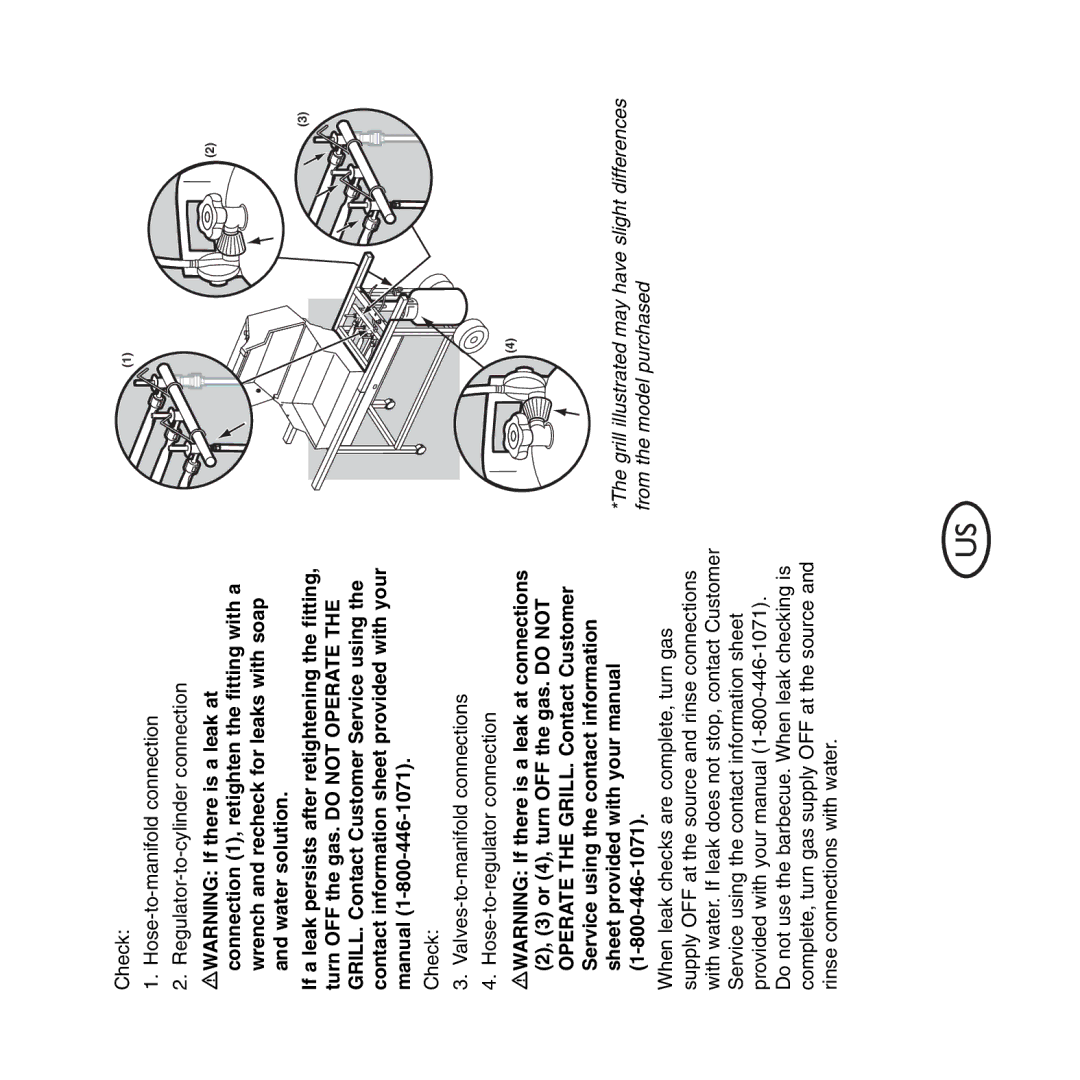 Weber QCC1, Hose and Regulator Replacement manual 