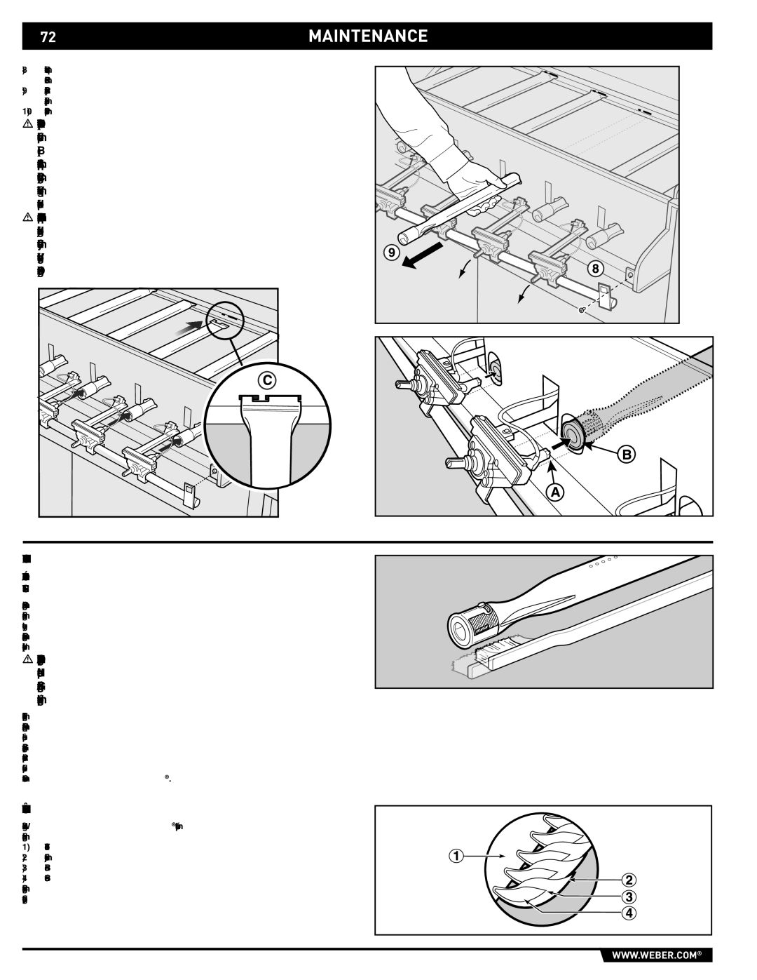 Weber S-620TM manual Maintenance Annuelle, Aspect DES Flammes DU Brûleur 