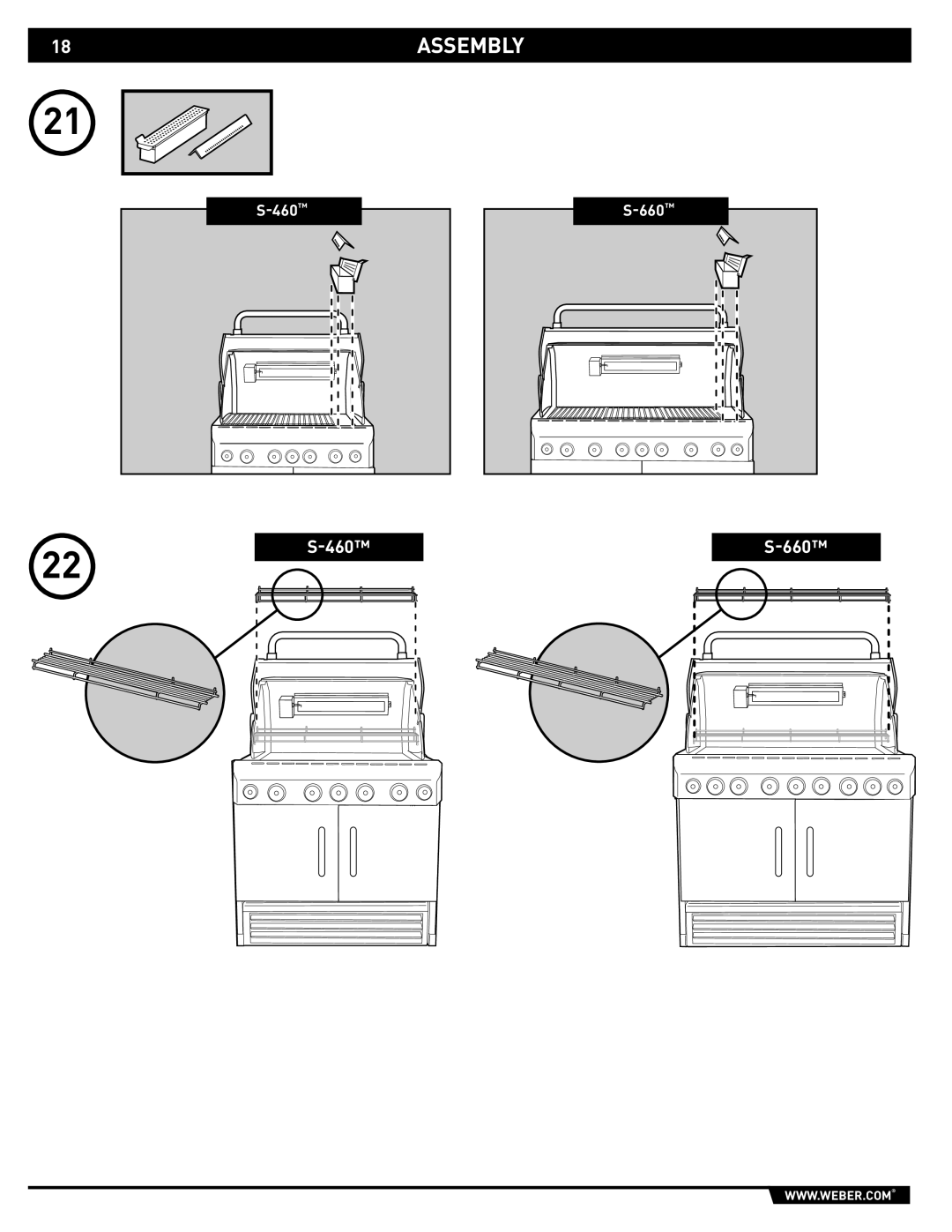 Weber S-660TM, S-460TM manual 460 660 