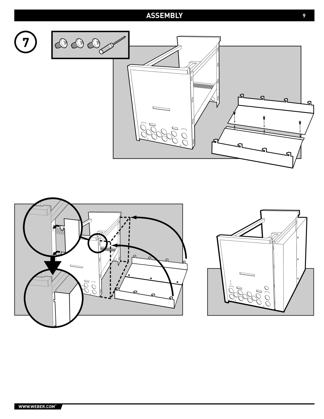 Weber S-460TM, S-660TM manual Assembly 