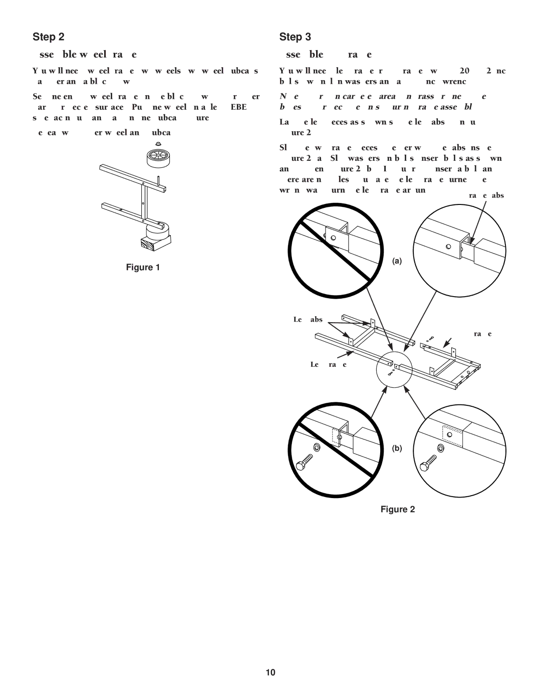 Weber SKYLINETM 520 owner manual Assemble wheel frame, Assemble top frame 