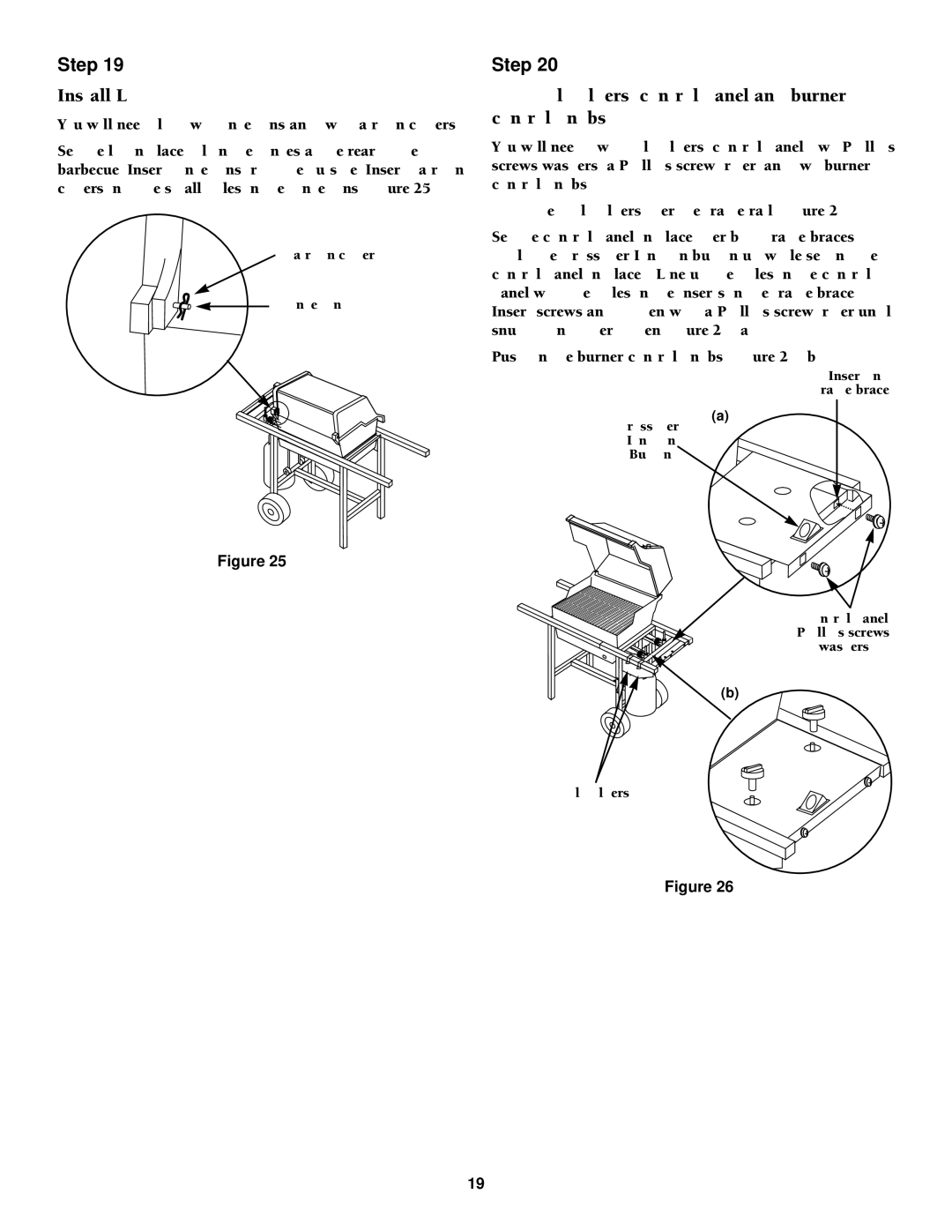 Weber SKYLINETM 520 owner manual Install Lid, Add tool holders, control panel and burner control knobs 