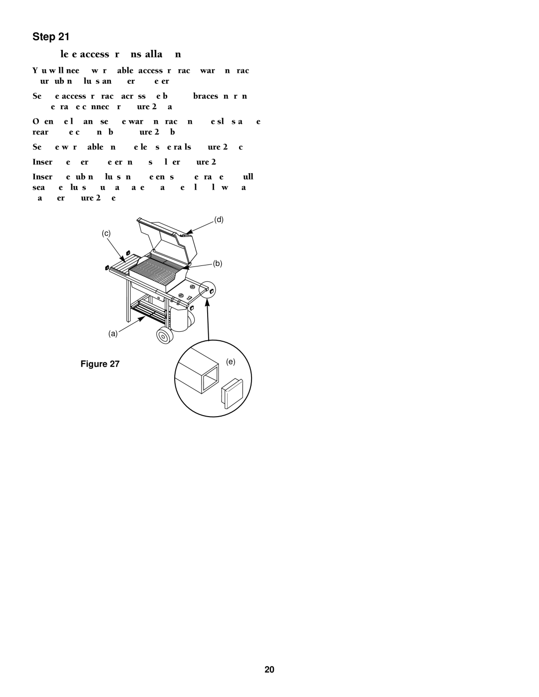 Weber SKYLINETM 520 owner manual Complete accessory installation 