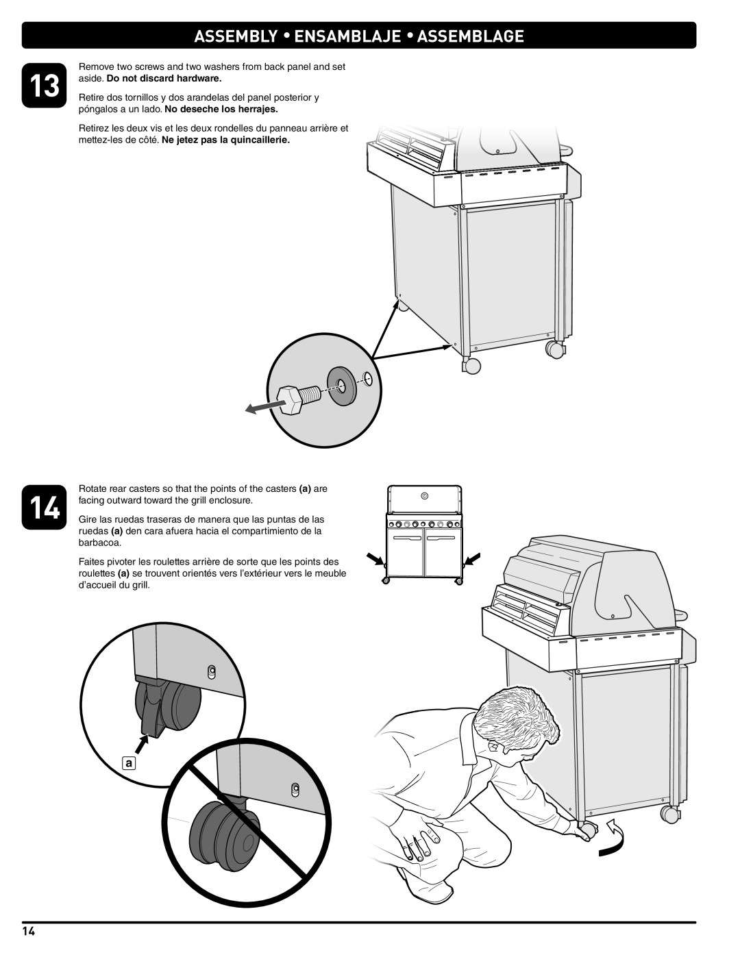 Weber Weber, 660- LP manual Assembly Ensamblaje Assemblage 