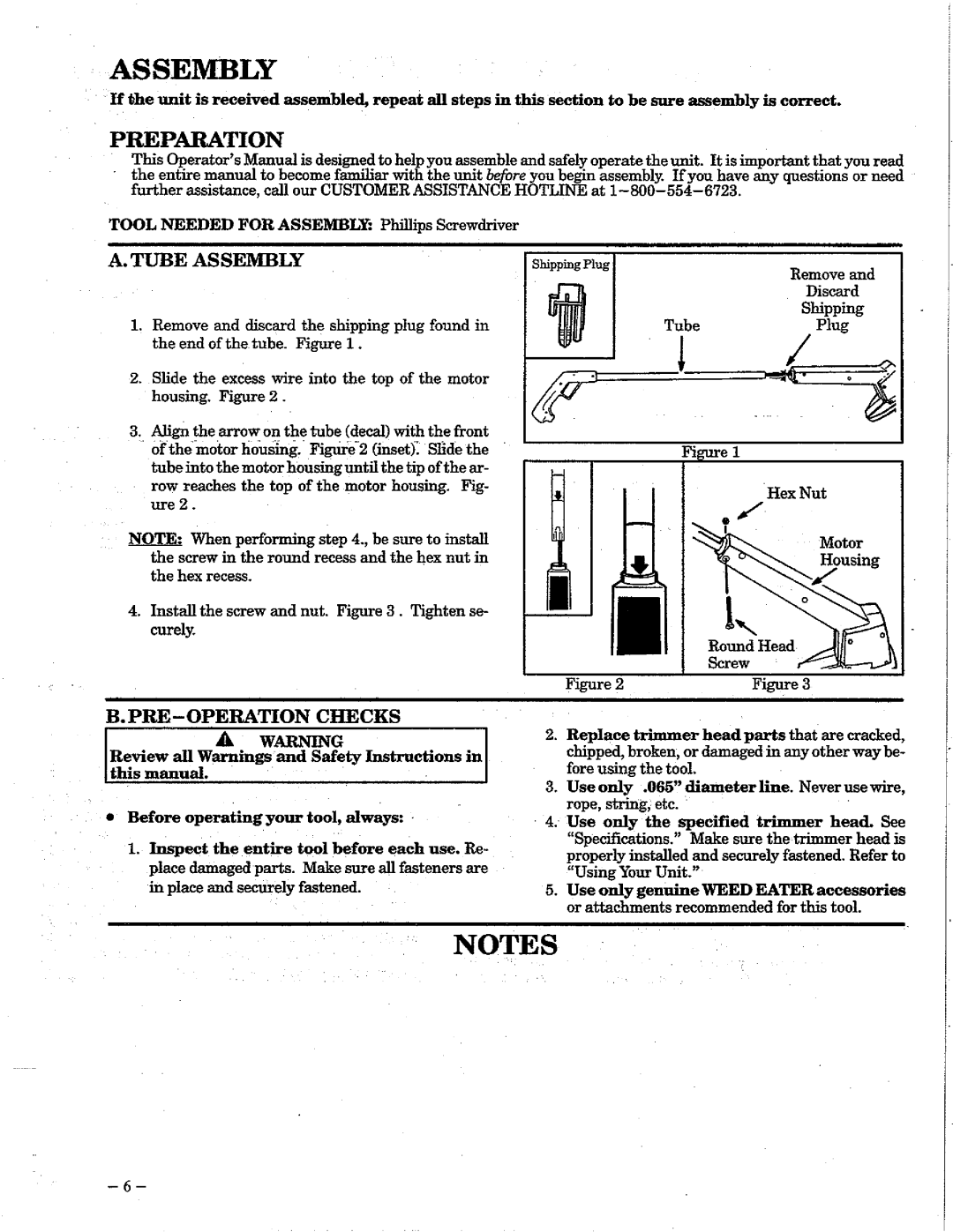 Weed Eater 1209 manual 