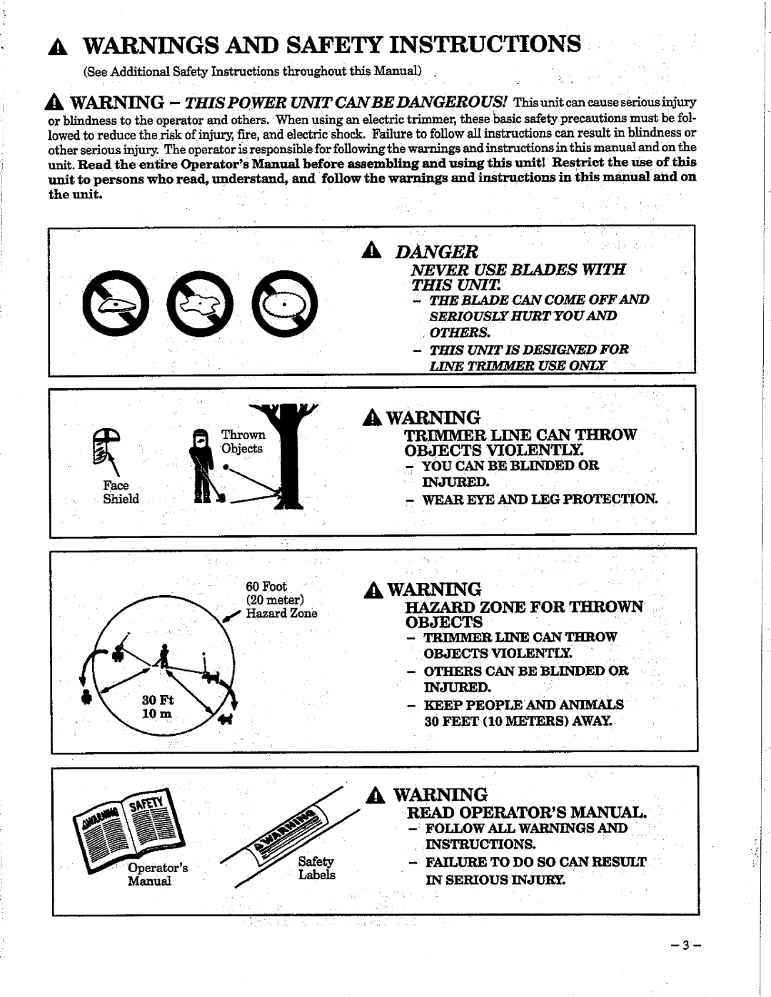 Weed Eater 1212 manual 