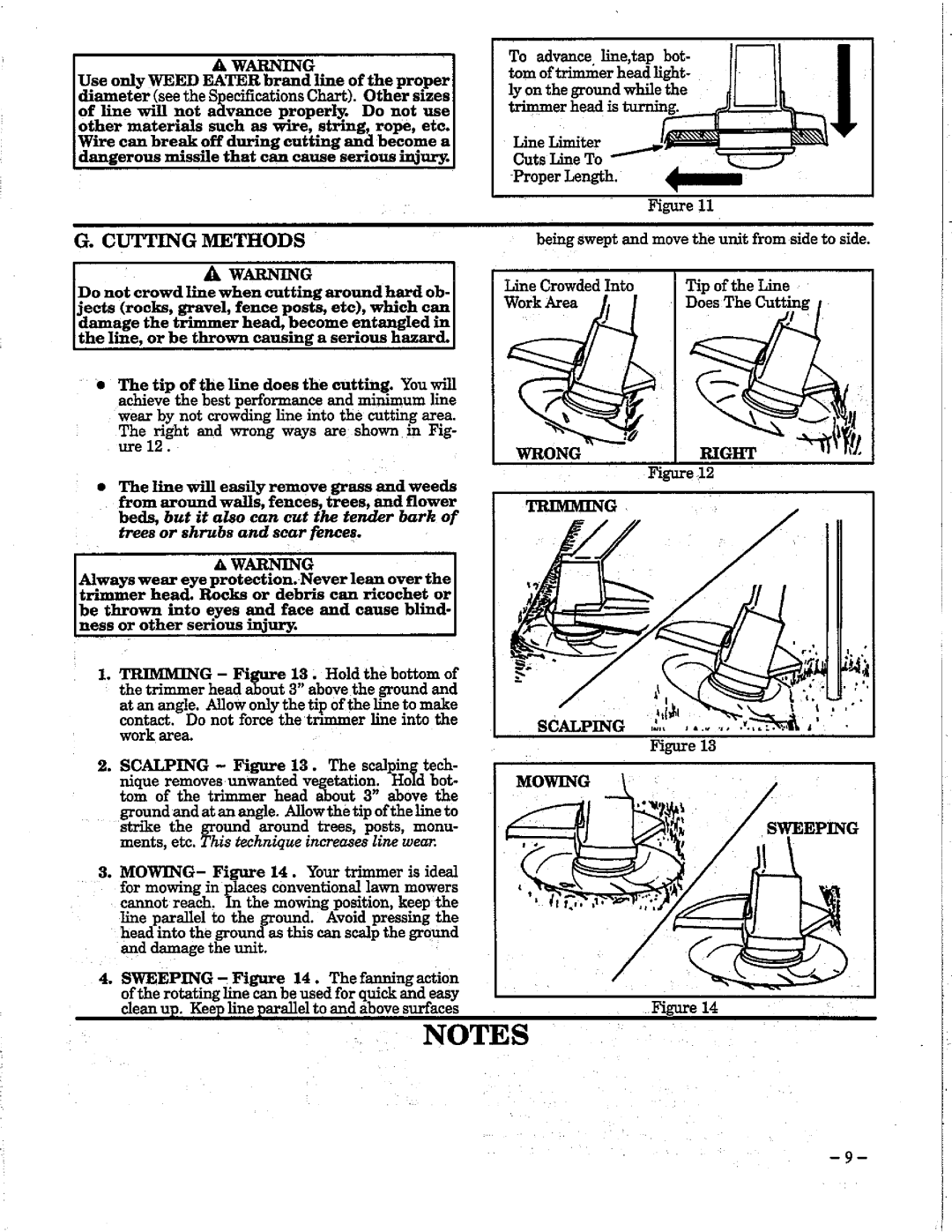 Weed Eater 1212 manual 