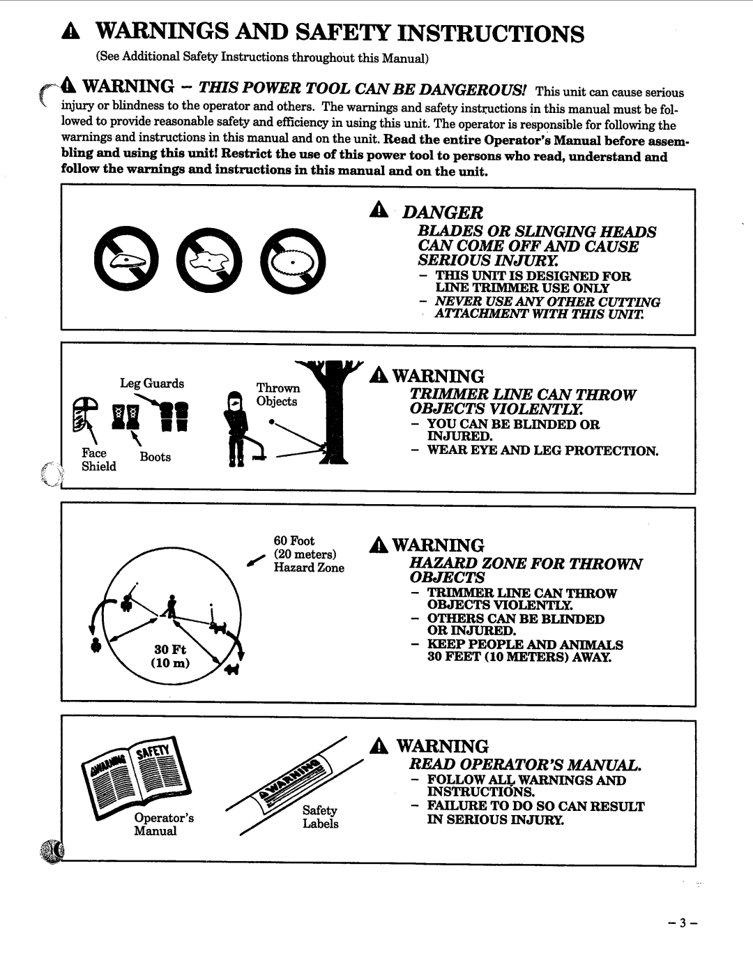 Weed Eater 15T manual 