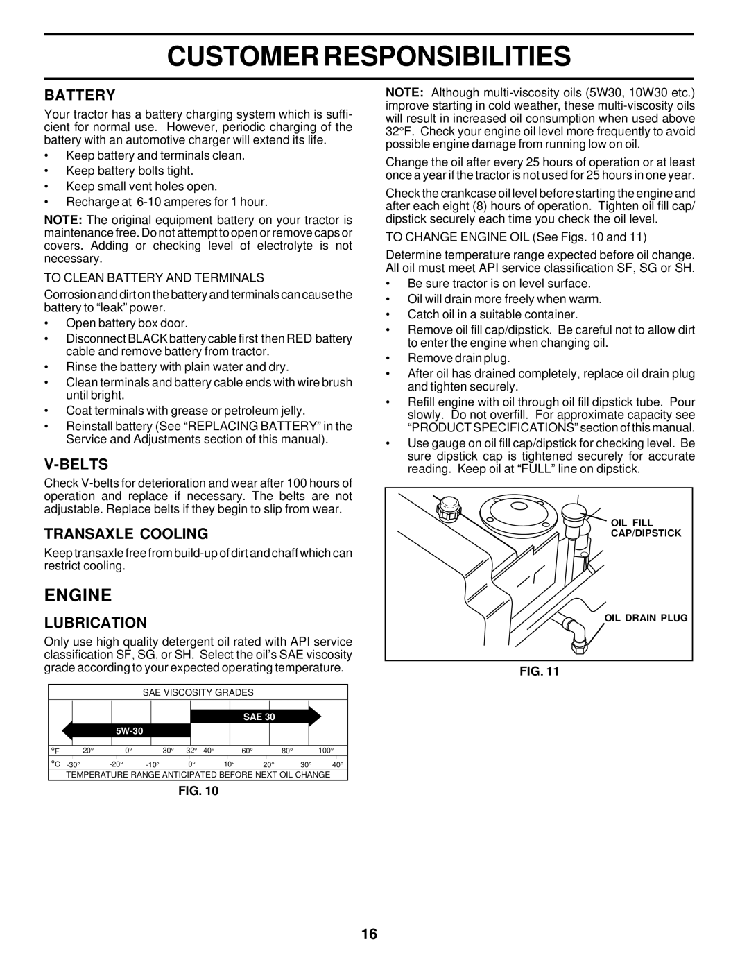 Weed Eater 171883 manual Engine, Battery, Belts, Transaxle Cooling, Lubrication 