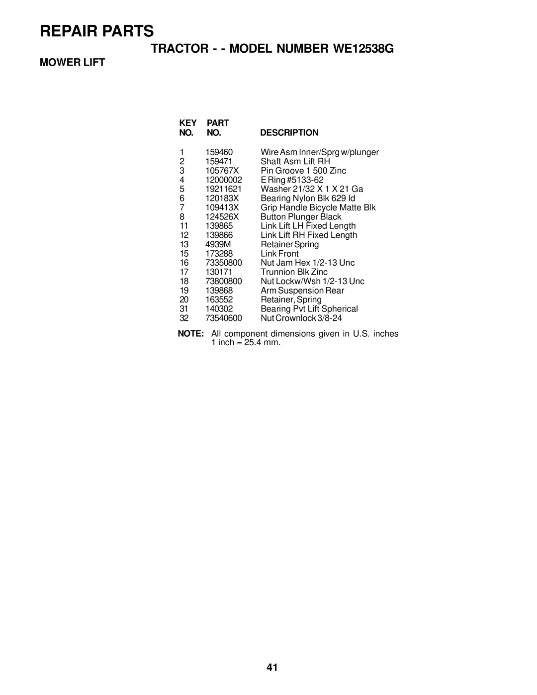 Weed Eater 171883 manual Wire Asm Inner/Sprg w/plunger 