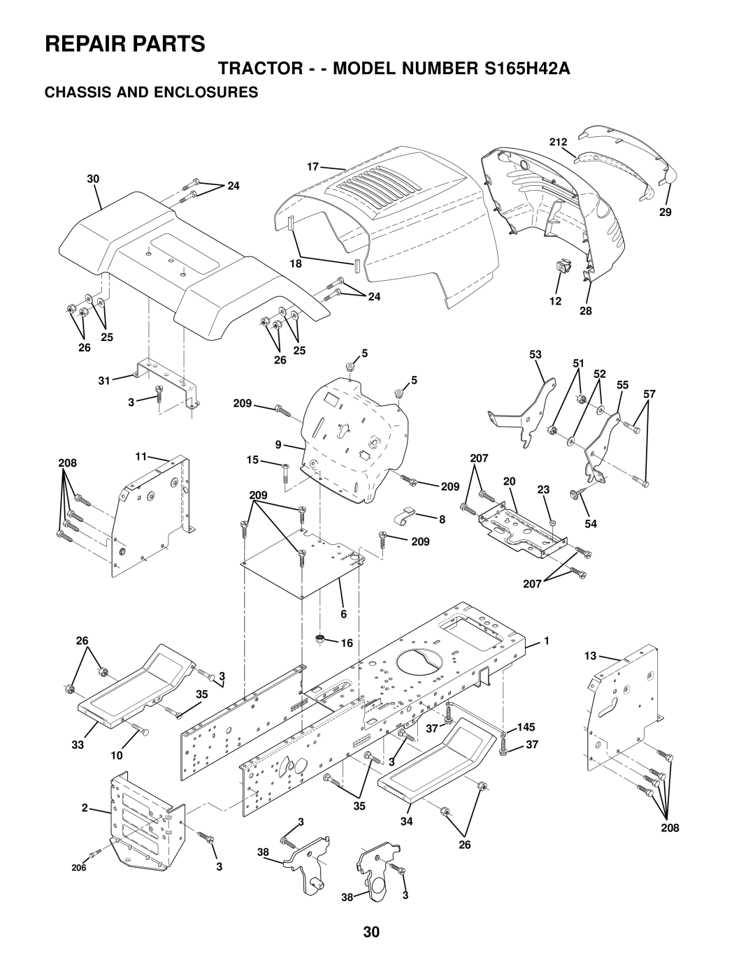 Weed Eater 177019 manual Chassis and Enclosures 