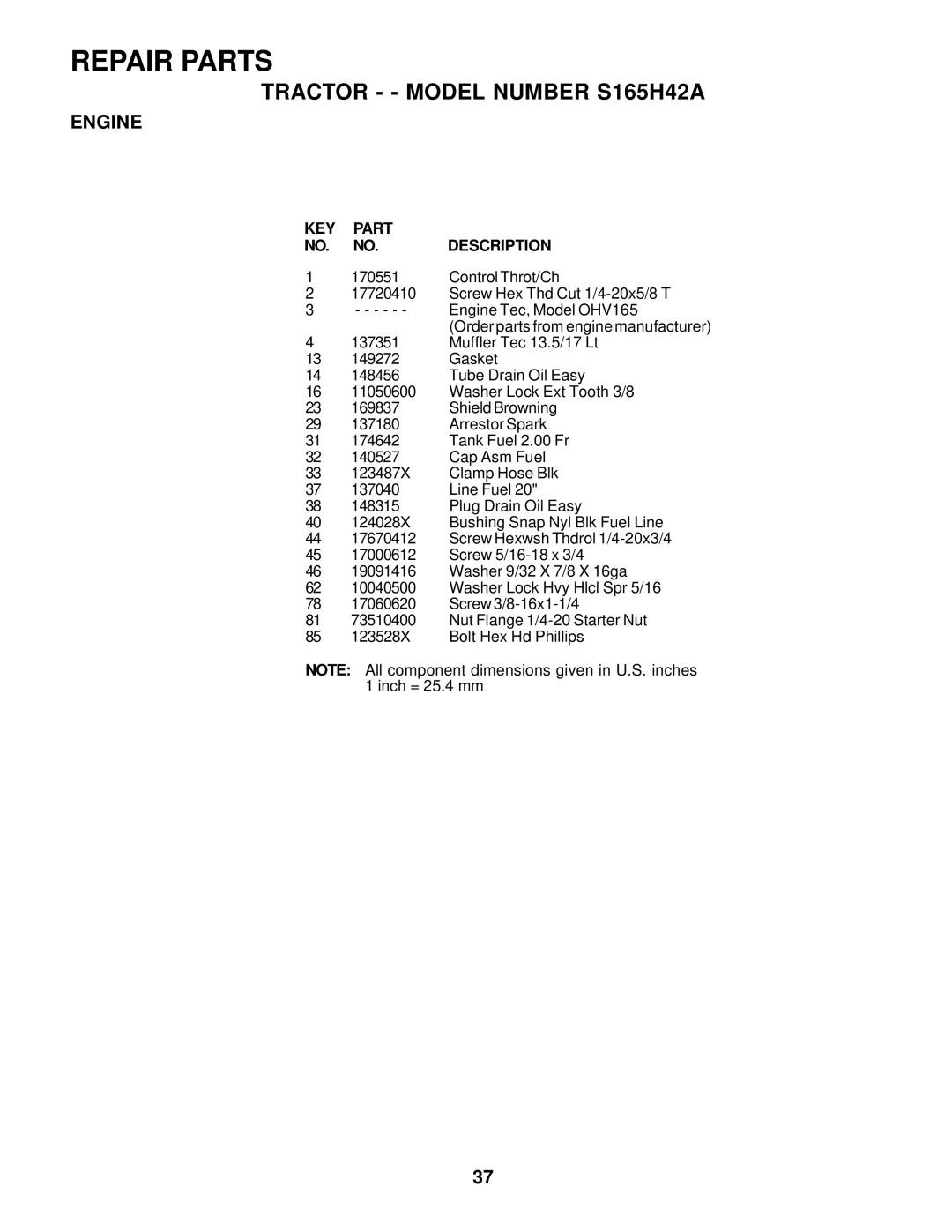 Weed Eater 177019 manual Control Throt/Ch 