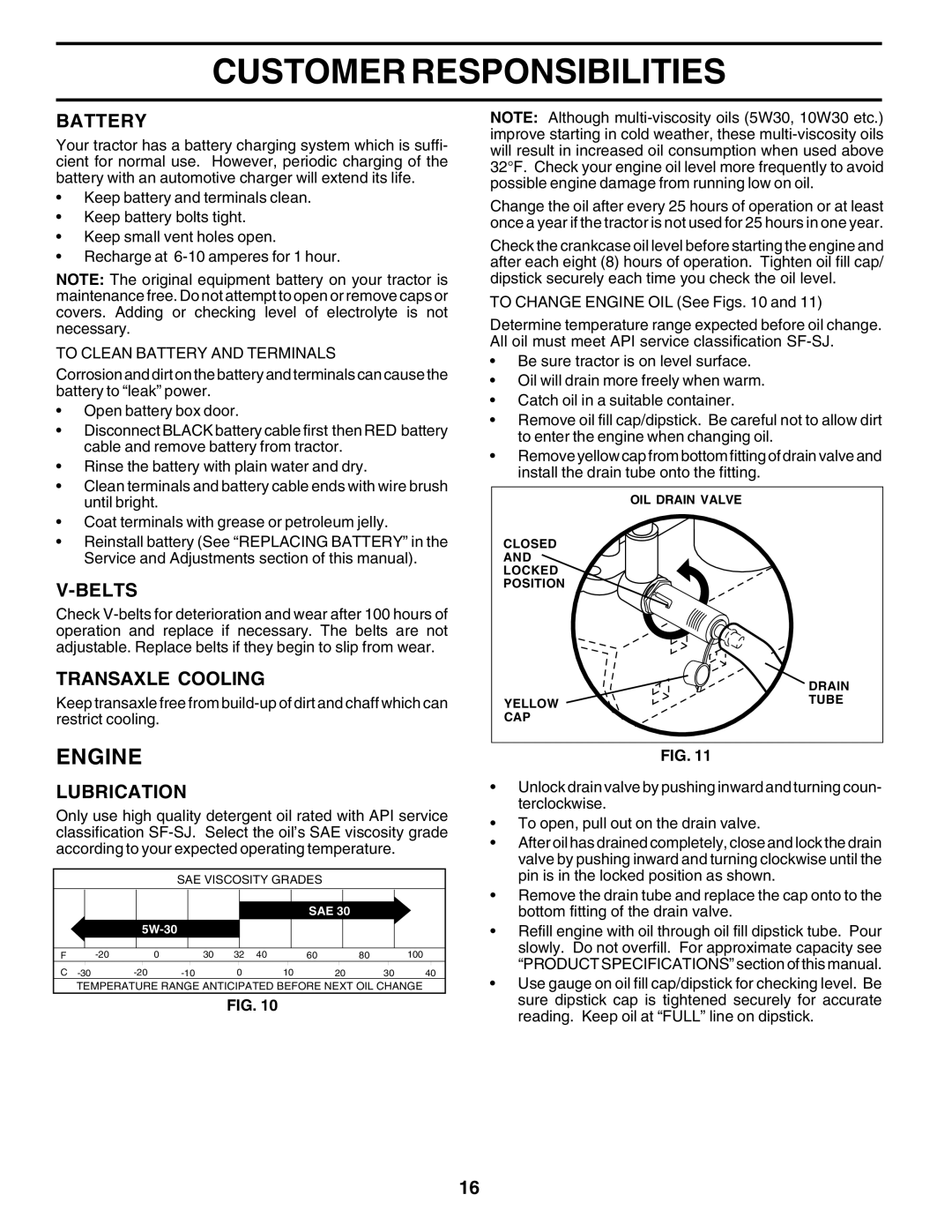 Weed Eater 178106 manual Engine, Battery, Belts, Transaxle Cooling, Lubrication 