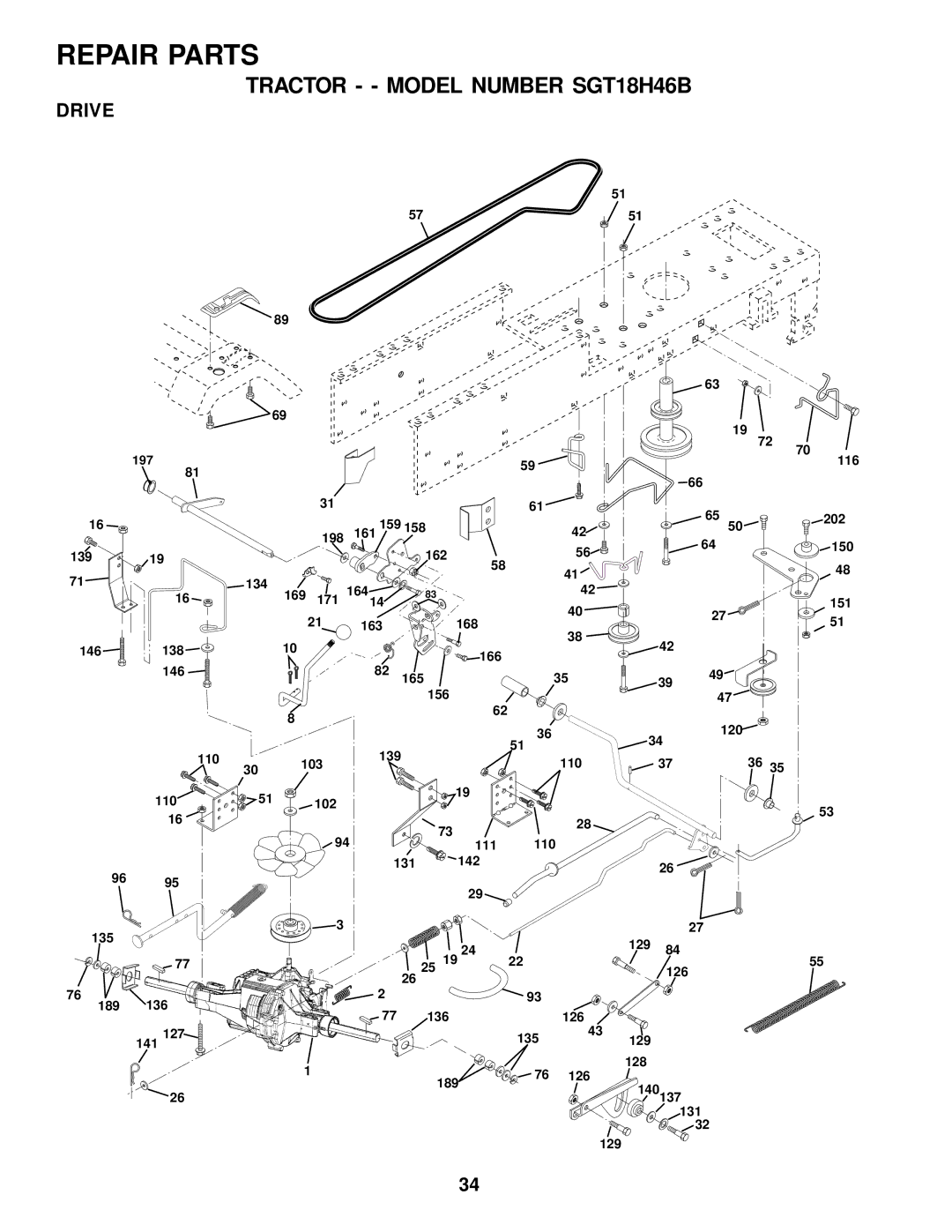 Weed Eater 178277 owner manual Drive 