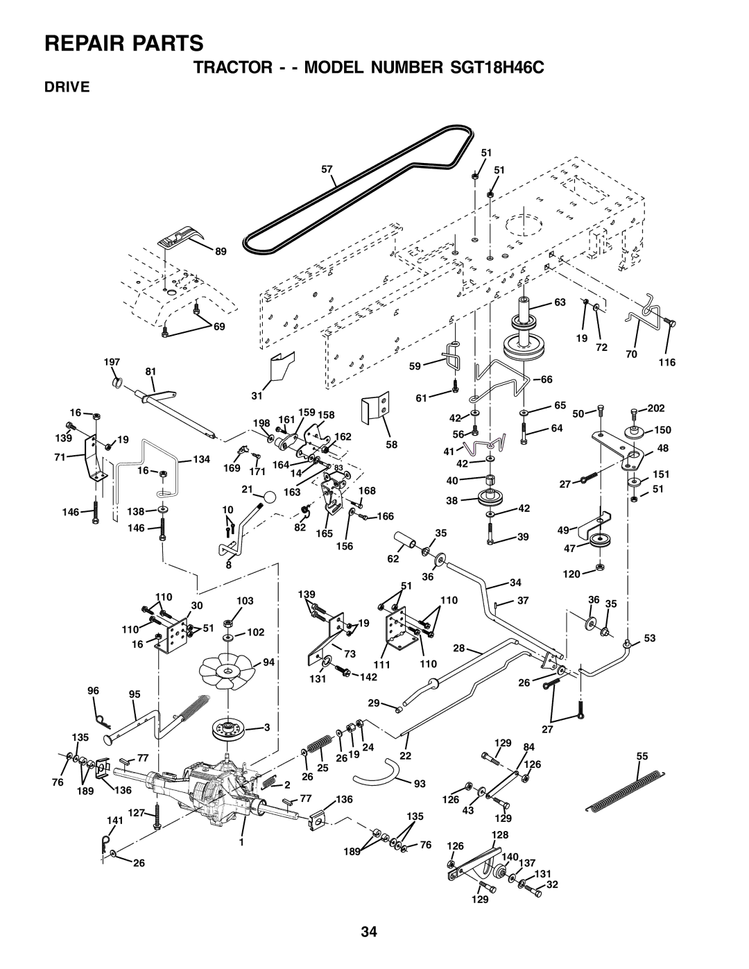 Weed Eater 178387 owner manual Drive 